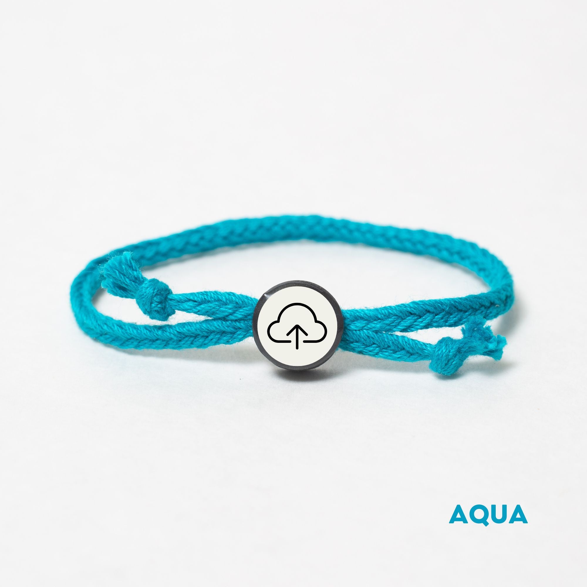 Tap Beacon Bracelets on Hand-woven Cord