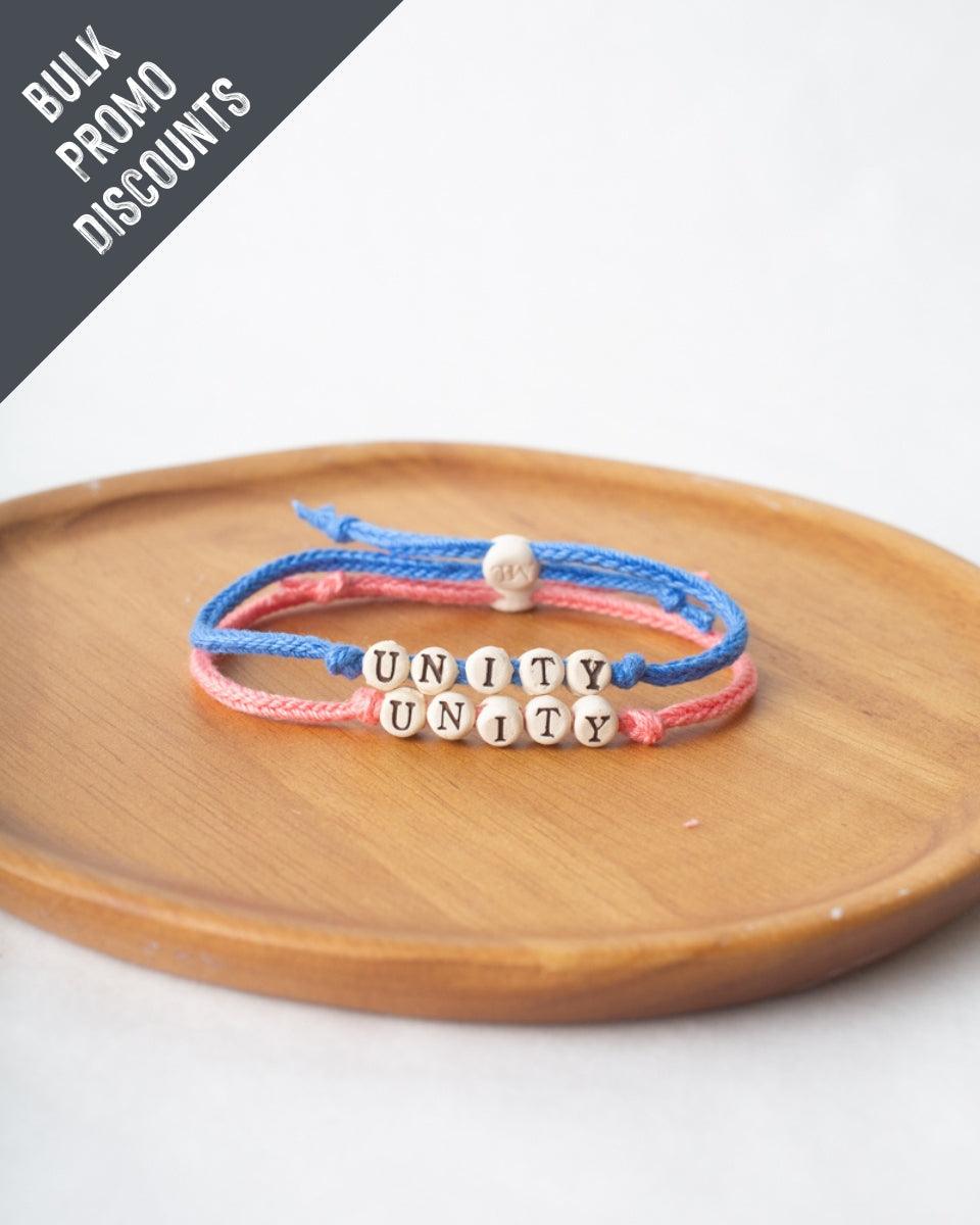 Custom Friendship Bracelets on Woven Cord - BULK - MudLOVE