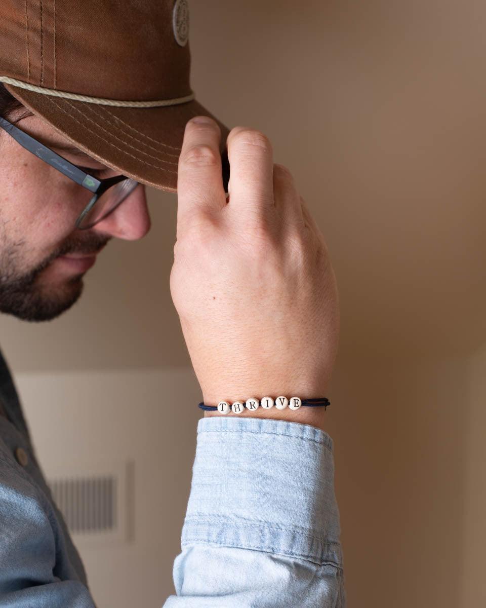 Personalized Friendship Bracelets on Elastic Band - MudLOVE