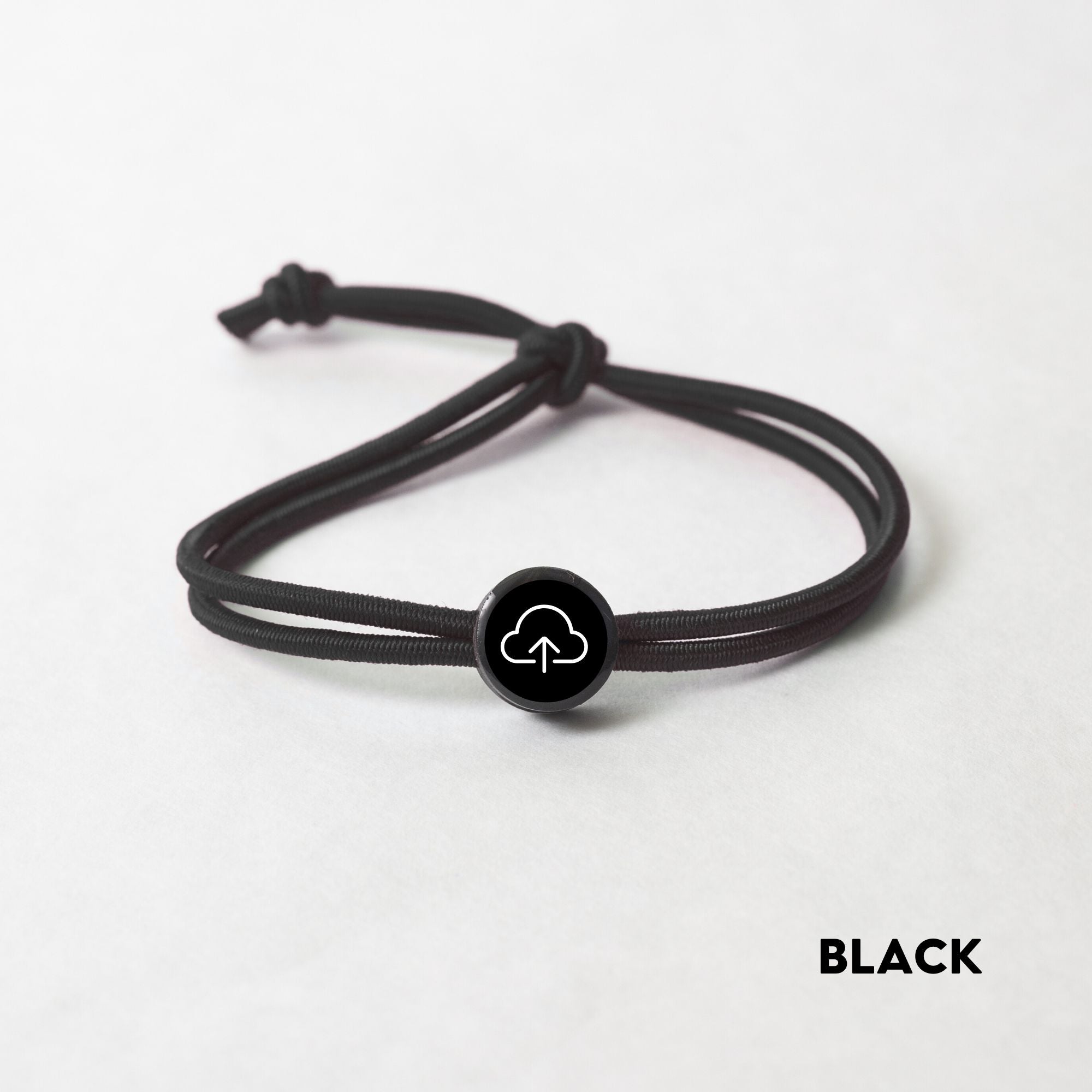 Tap Beacon Bracelets on Stretch Cord