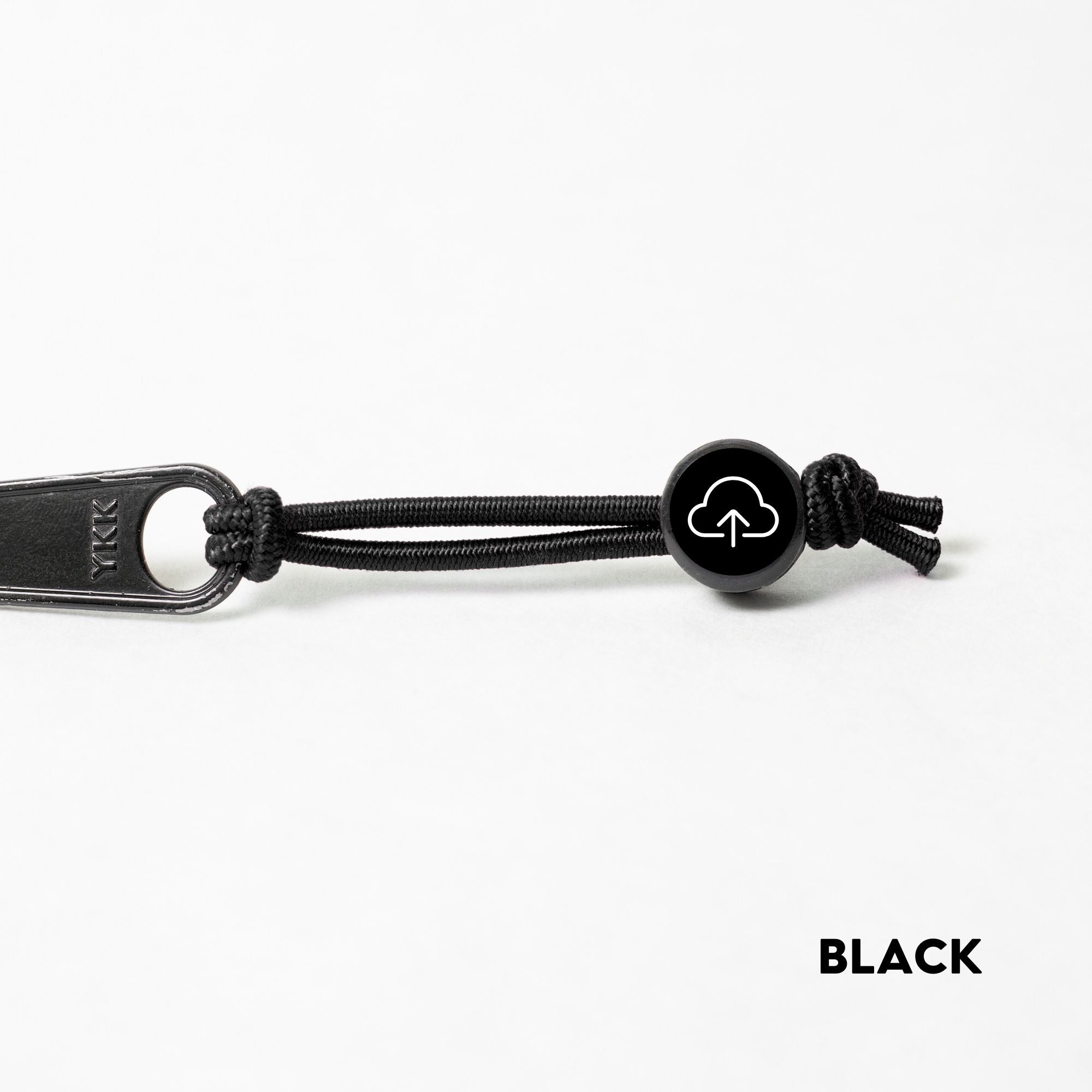 Tap Beacon Zipper Tags on Stretch Cord