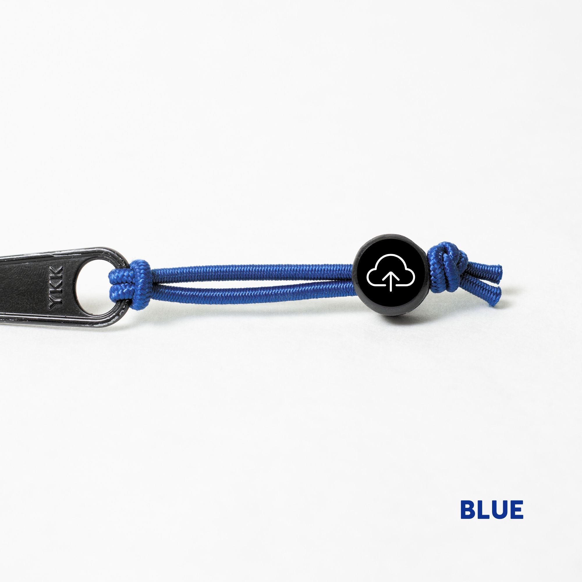 Tap Beacon Zipper Tags on Stretch Cord