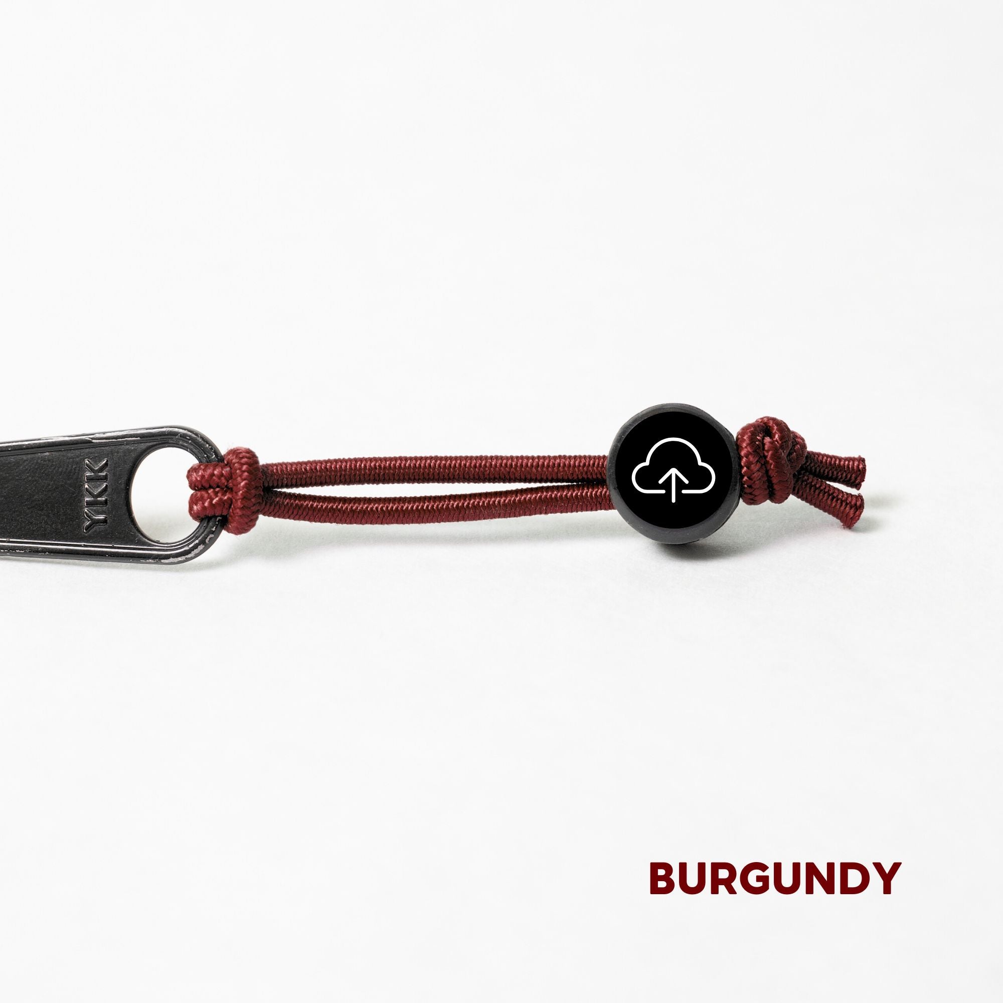 Tap Beacon Zipper Tags on Stretch Cord