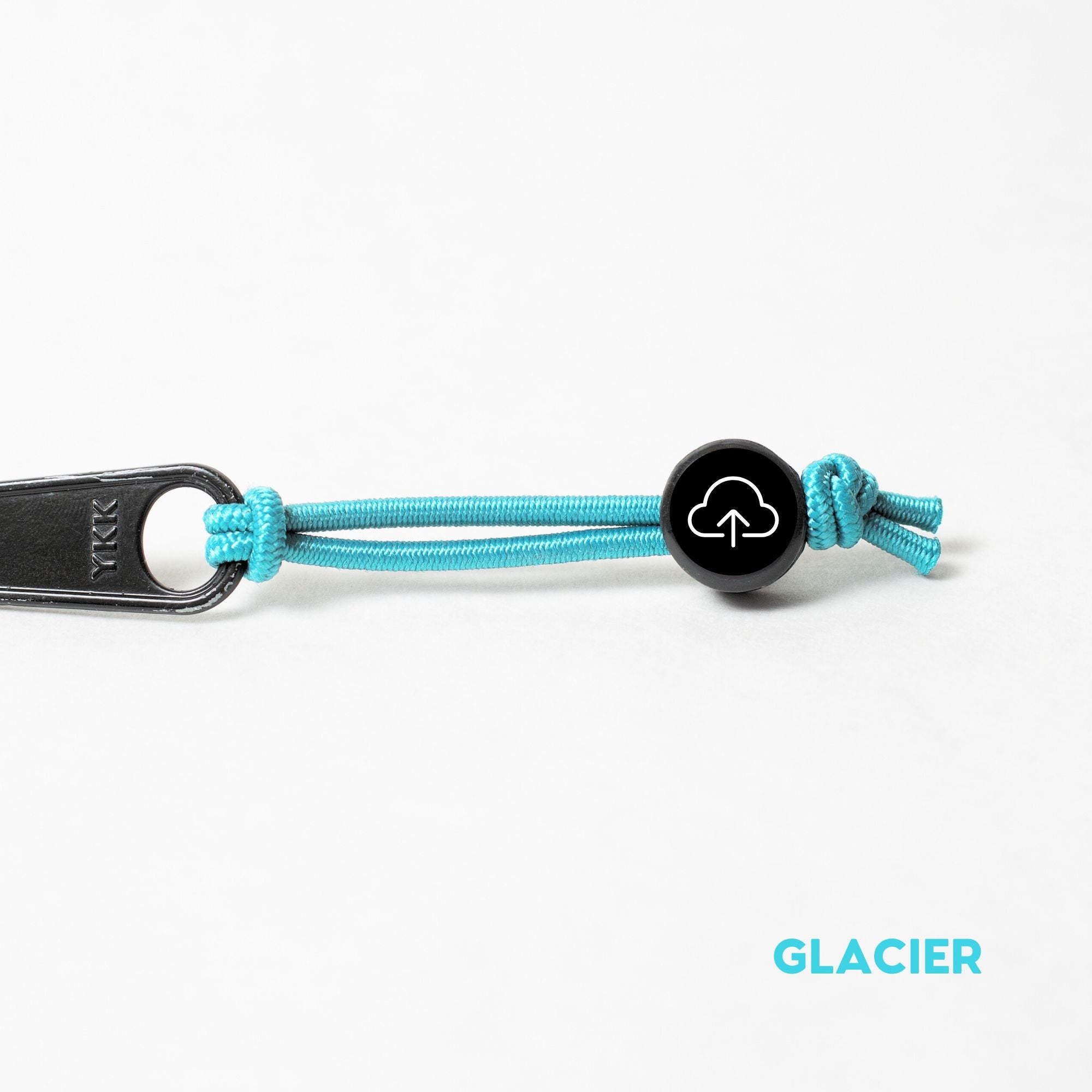 Tap Beacon Zipper Tags on Stretch Cord