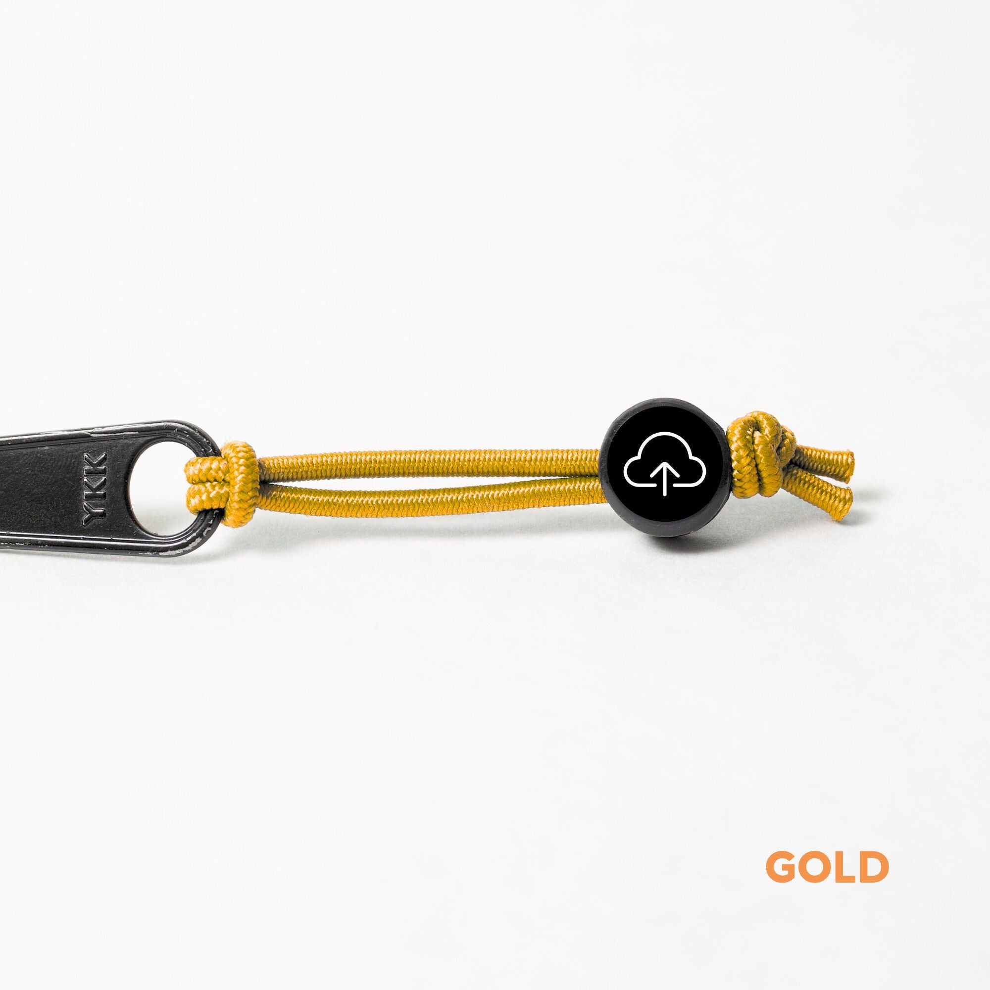 Tap Beacon Zipper Tags on Stretch Cord