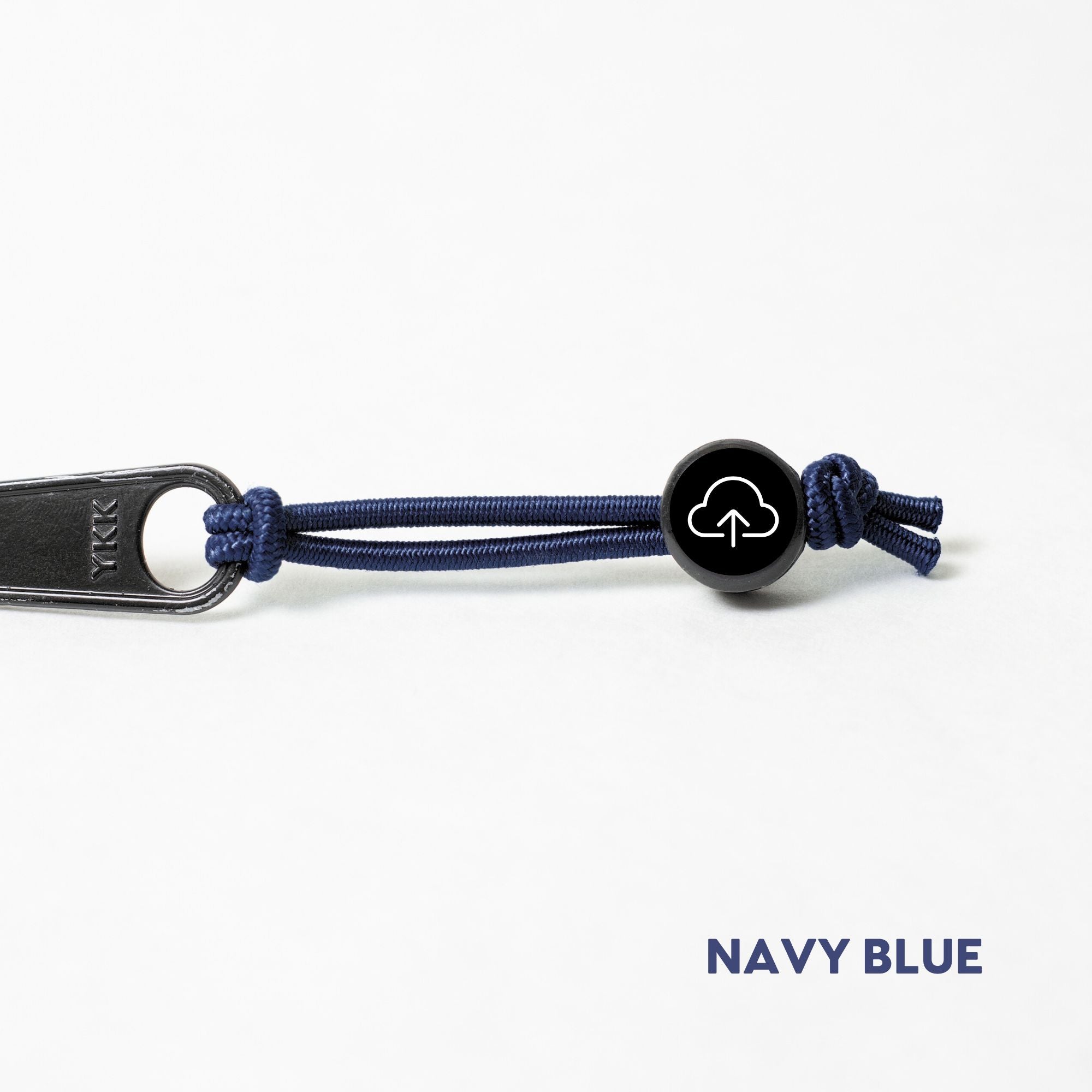 Tap Beacon Zipper Tags on Stretch Cord