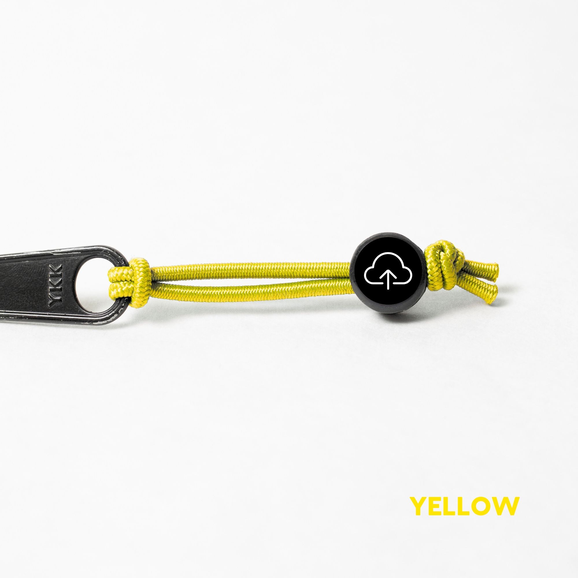 Tap Beacon Zipper Tags on Stretch Cord