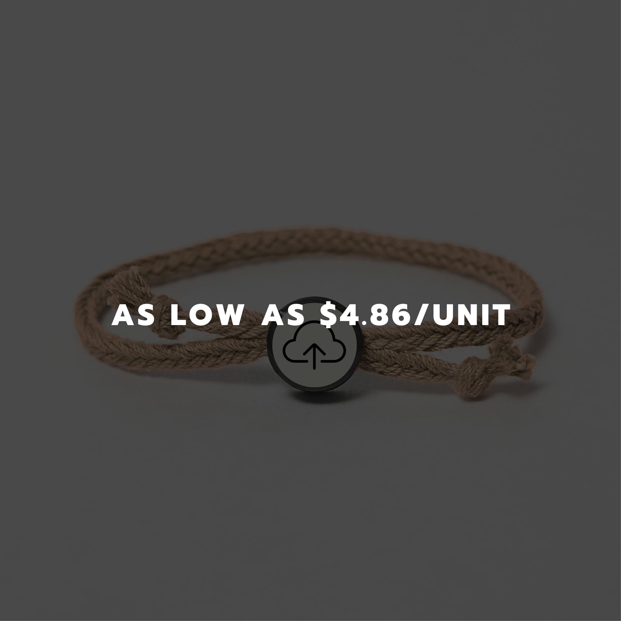 Tap Beacon Bracelets on Hand-woven Cord