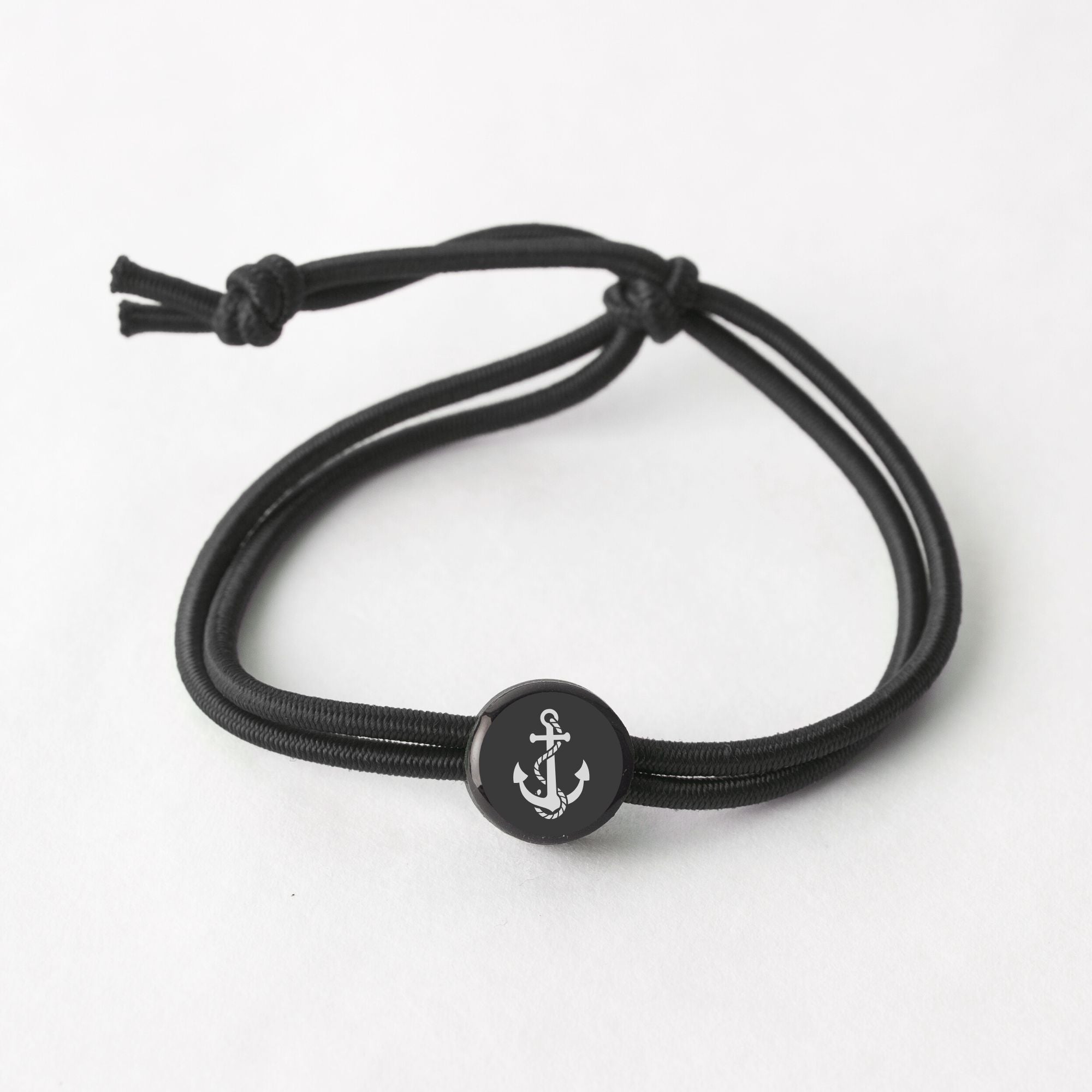 Daily Tap for Inspiration Beacon Bracelet - Anchor - Stretch Cord