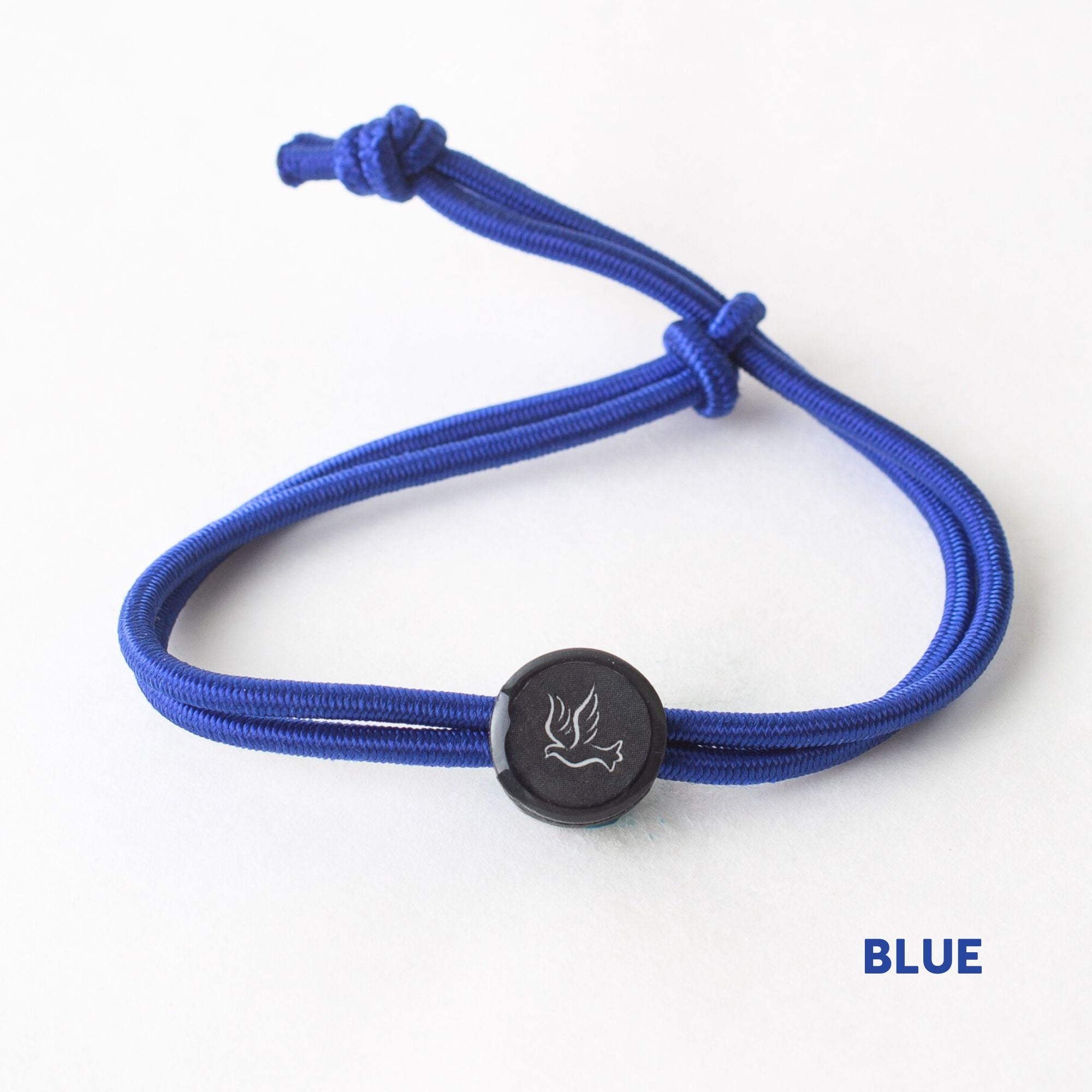 Daily Tap for Inspiration Beacon Bracelet - Dove - Stretch Cord