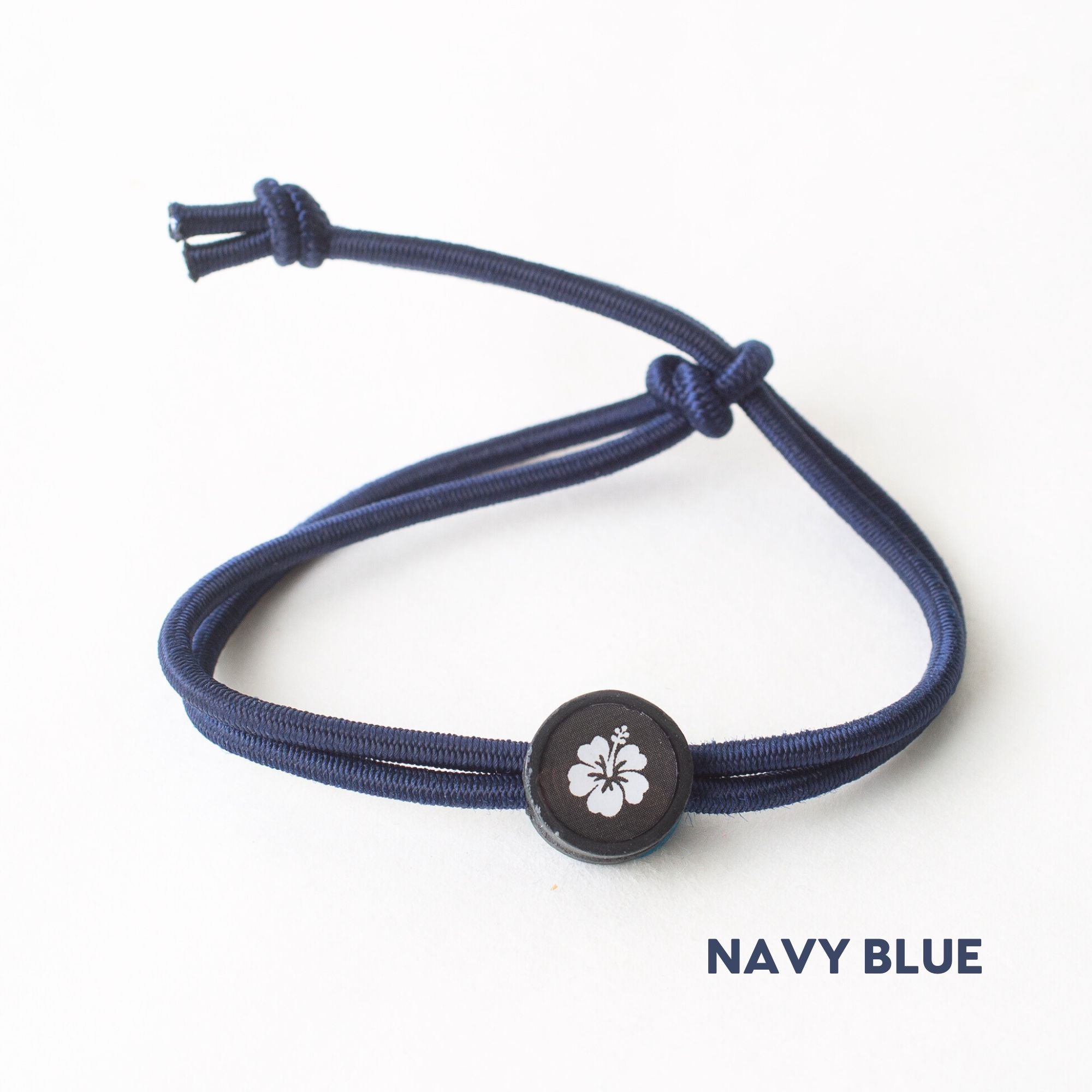 Daily Tap for Inspiration Beacon Bracelet - Hibiscus Flower - Stretch Cord