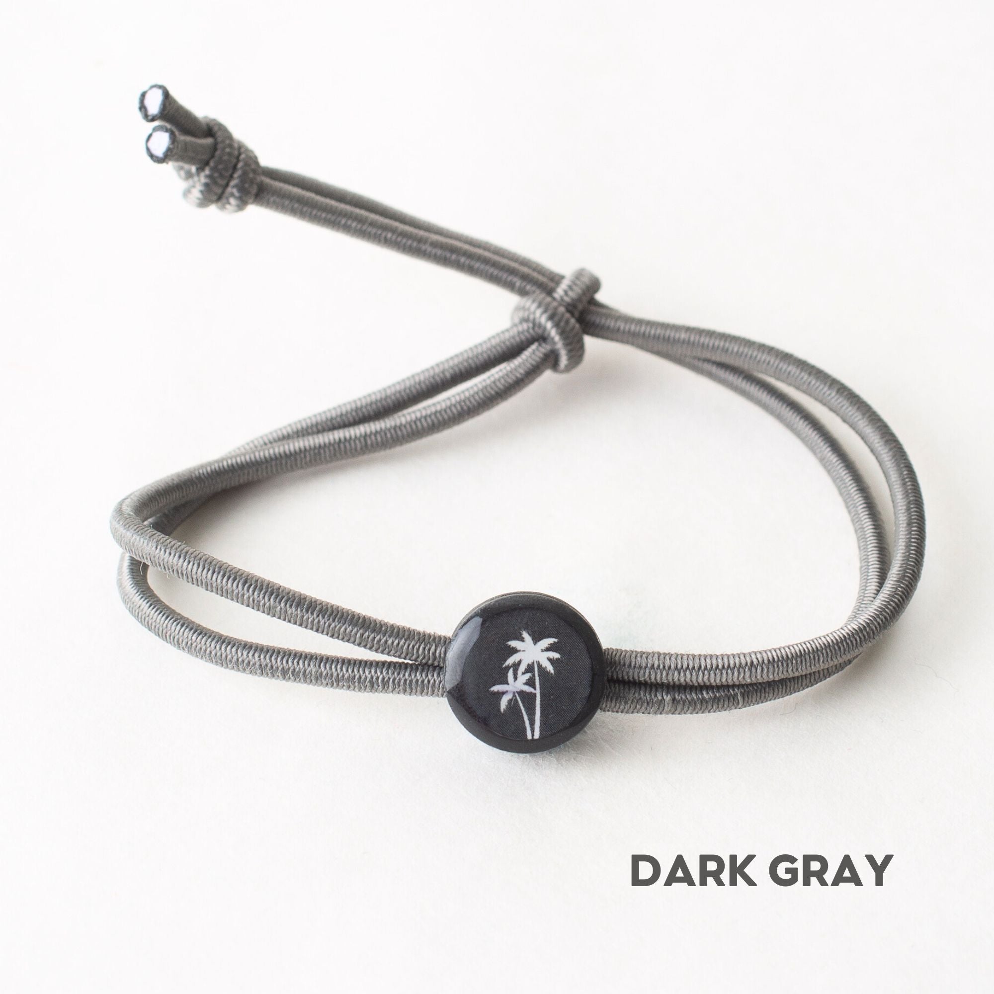 Daily Tap for Inspiration Beacon Bracelet - Palm Tree - Stretch Cord
