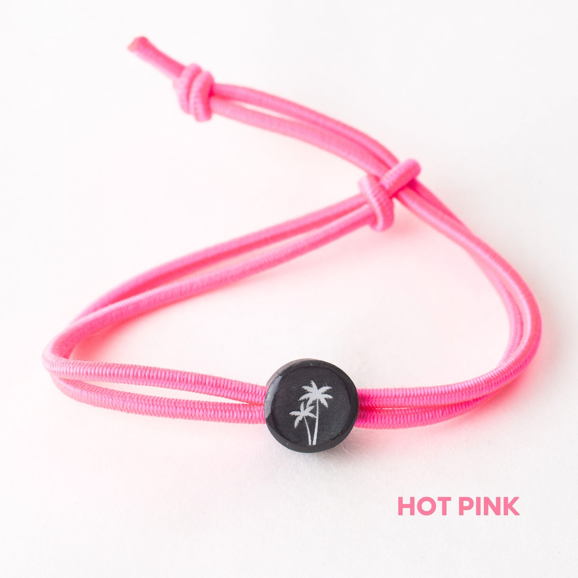 Daily Tap for Inspiration Beacon Bracelet - Palm Tree - Stretch Cord