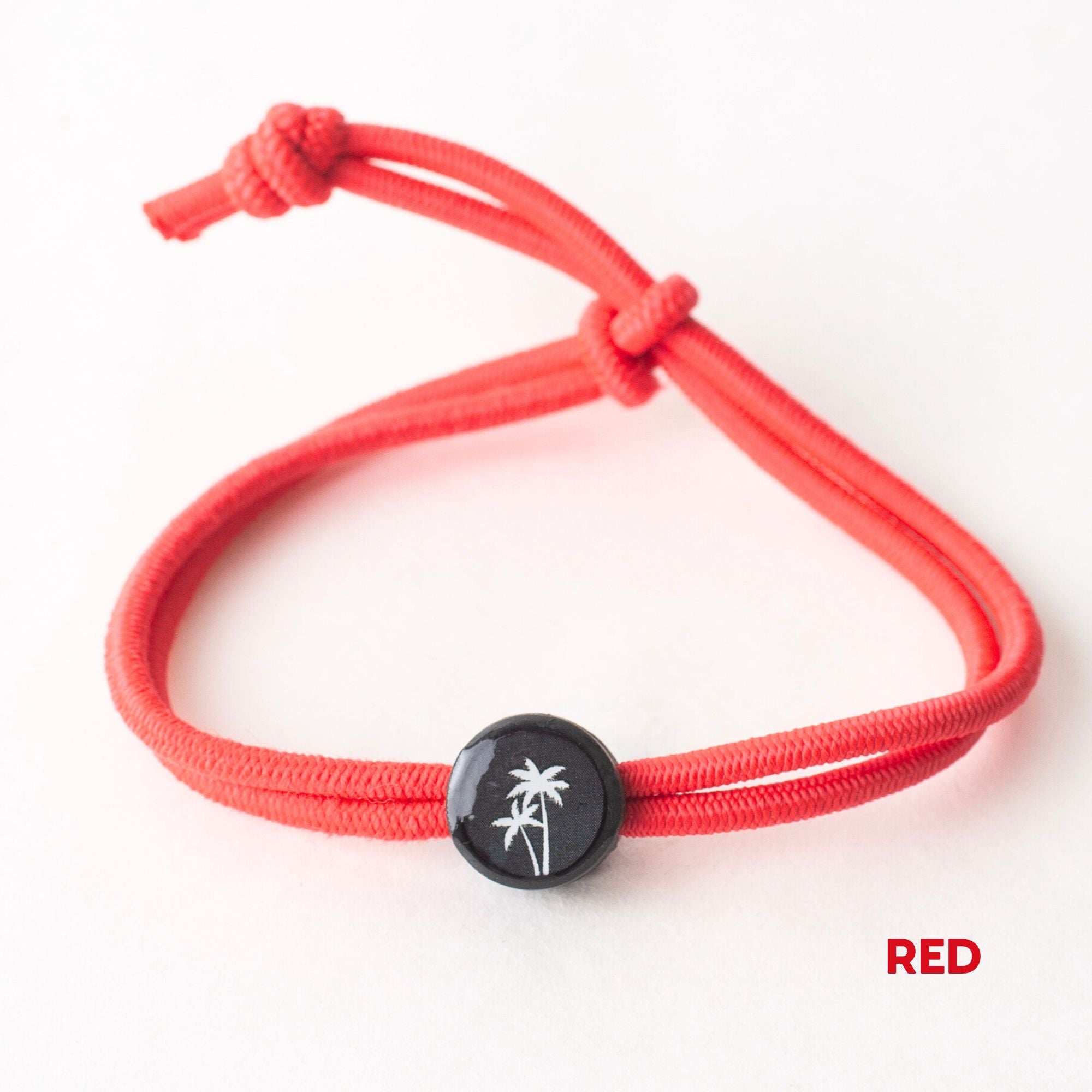 Daily Tap for Inspiration Beacon Bracelet - Palm Tree - Stretch Cord