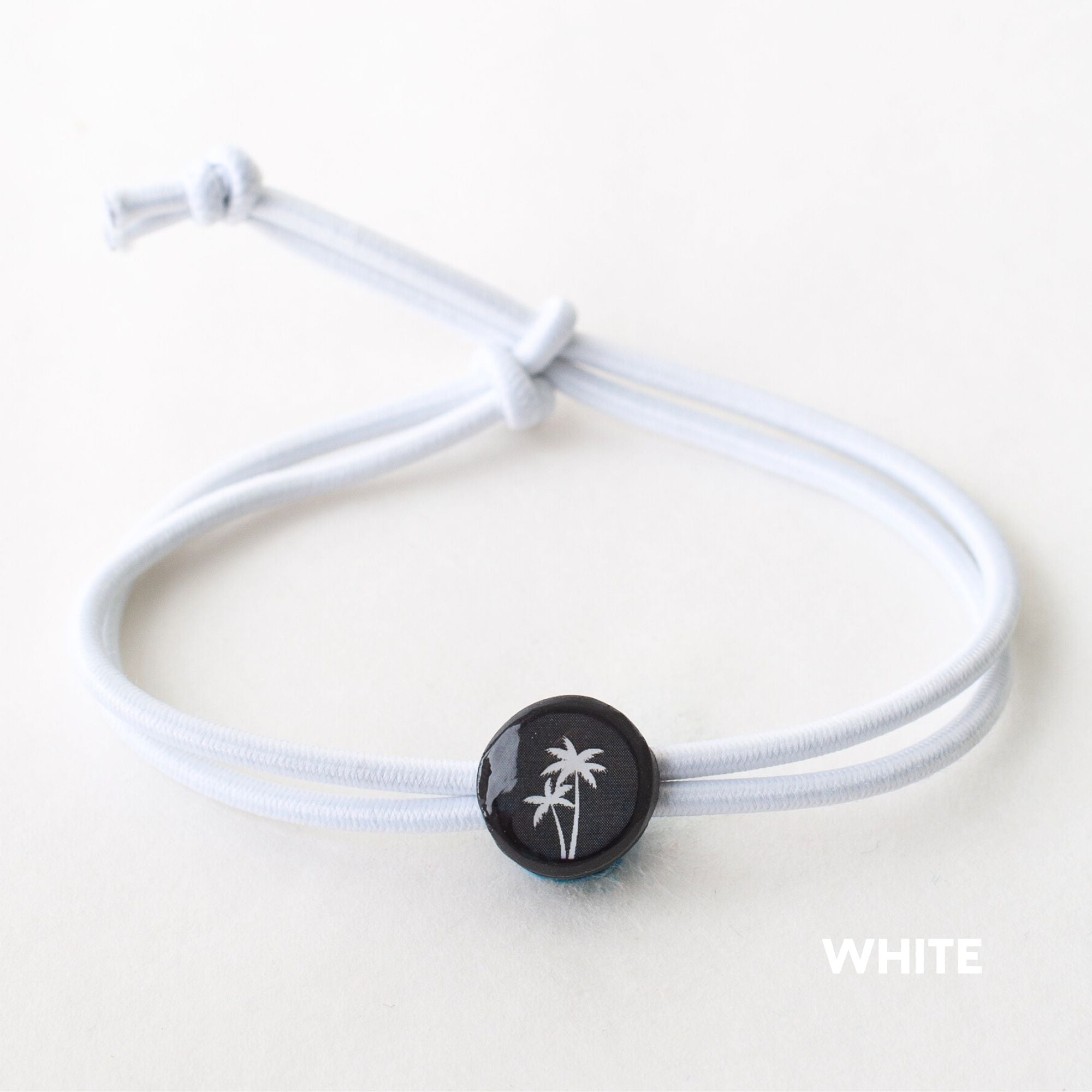 Daily Tap for Inspiration Beacon Bracelet - Palm Tree - Stretch Cord