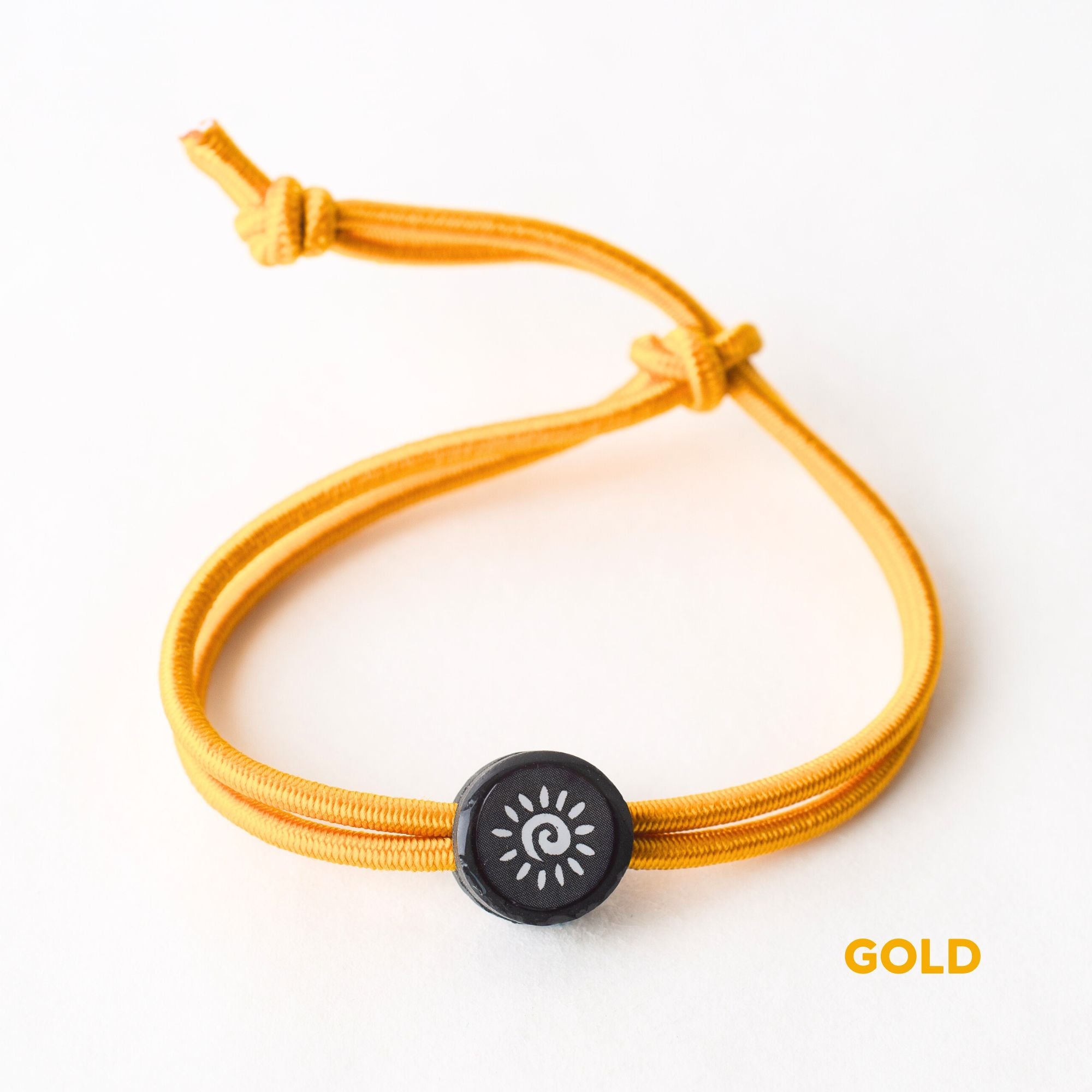 Daily Tap for Inspiration Beacon Bracelet - Sunshine - Stretch Cord