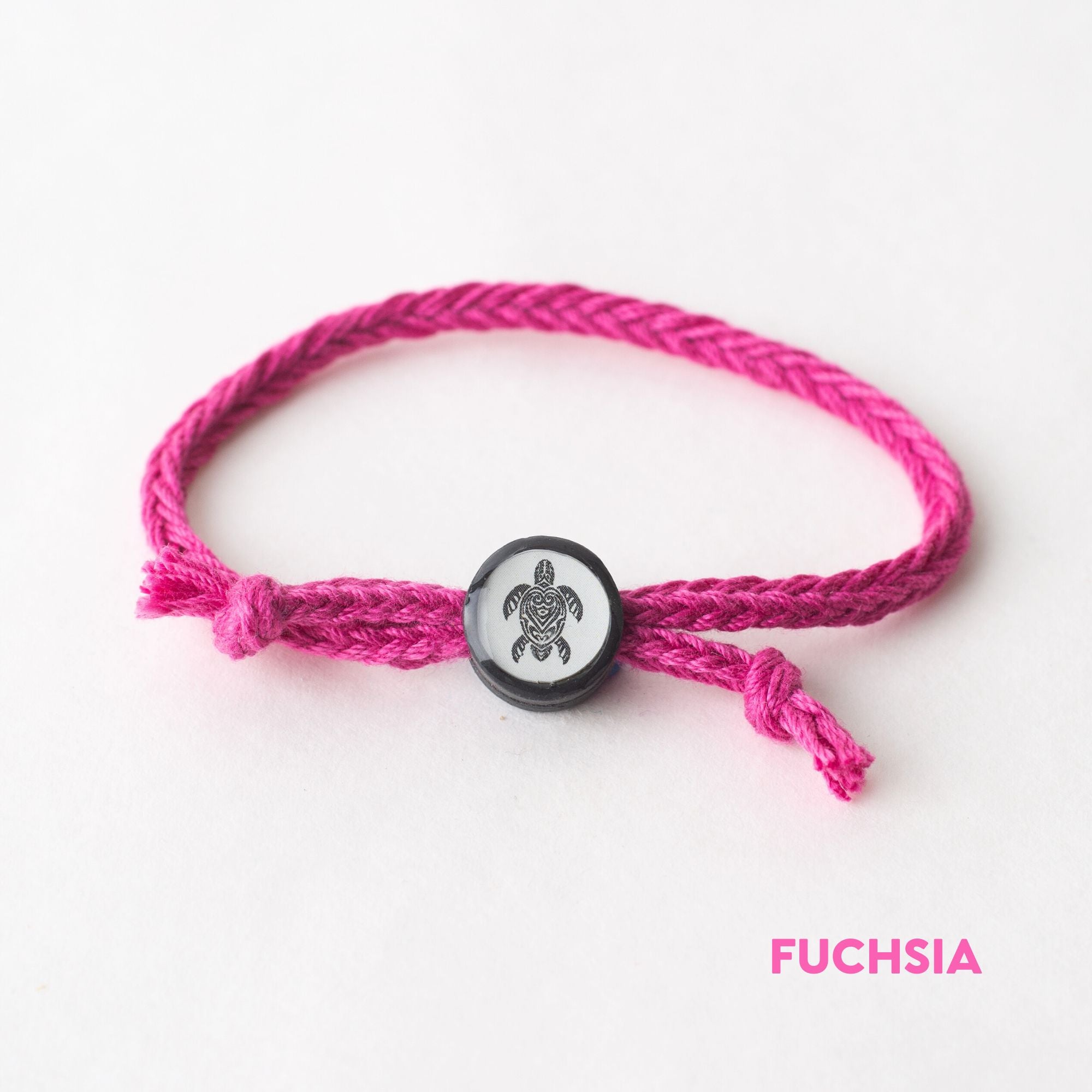 Daily Tap for Inspiration Beacon Bracelet - Sea Turtle - Woven Cord