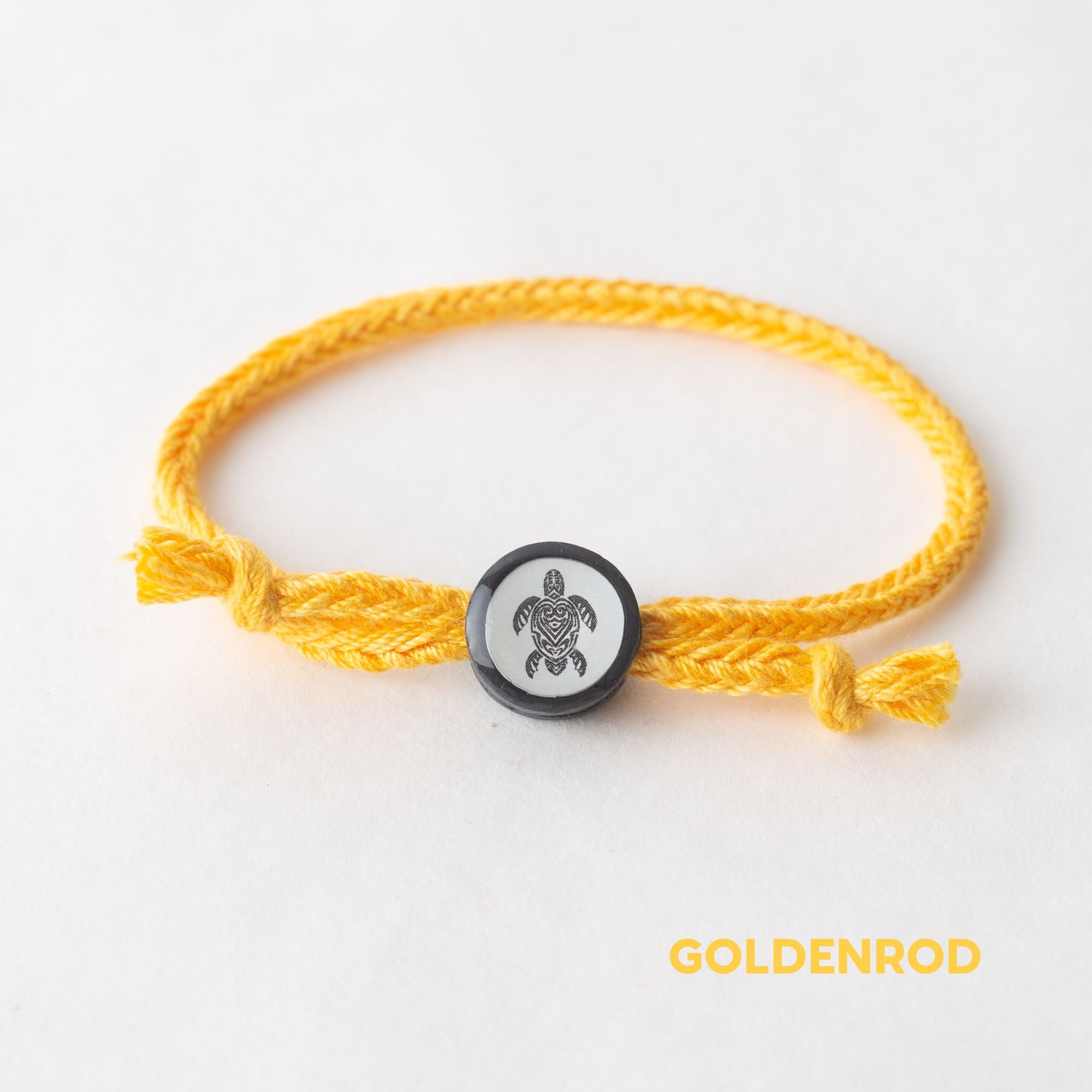 Daily Tap for Inspiration Beacon Bracelet - Sea Turtle - Woven Cord