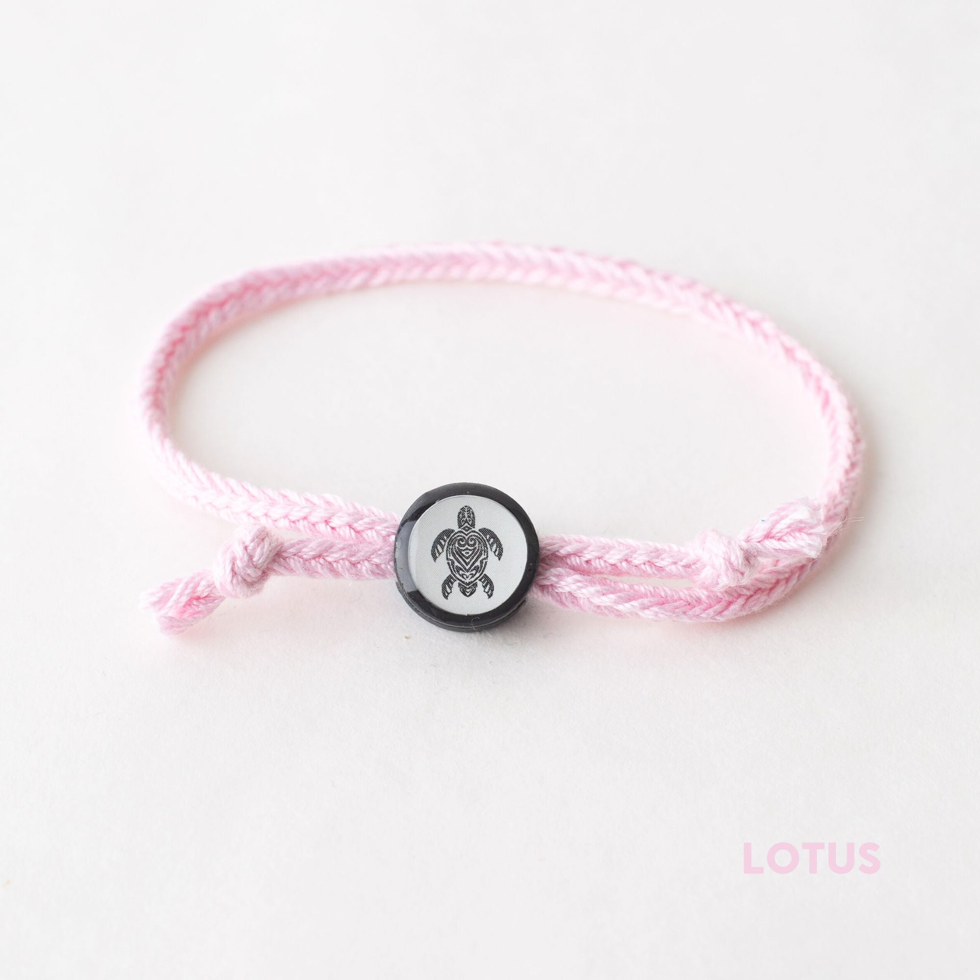 Daily Tap for Inspiration Beacon Bracelet - Sea Turtle - Woven Cord