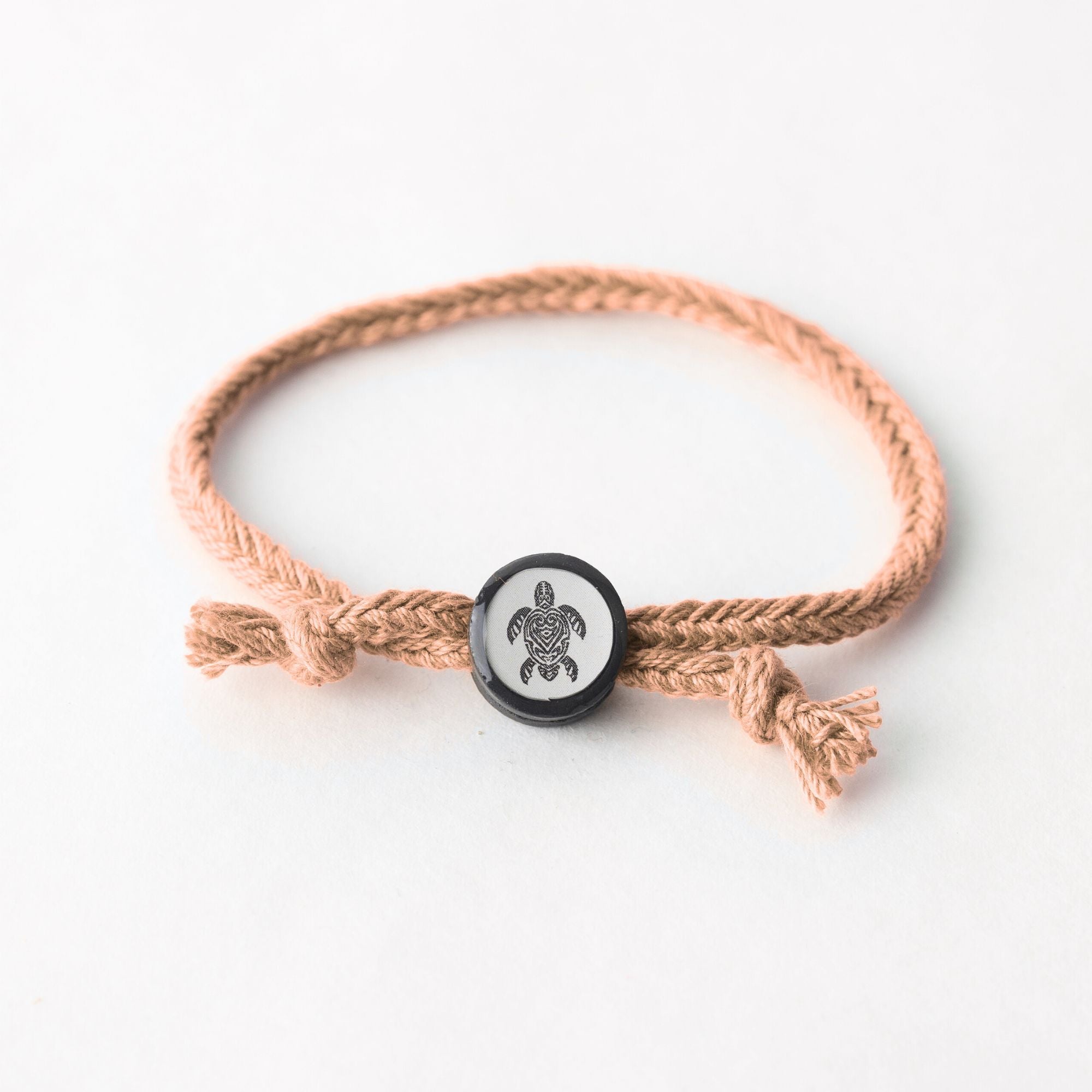 Daily Tap for Inspiration Beacon Bracelet - Sea Turtle - Woven Cord