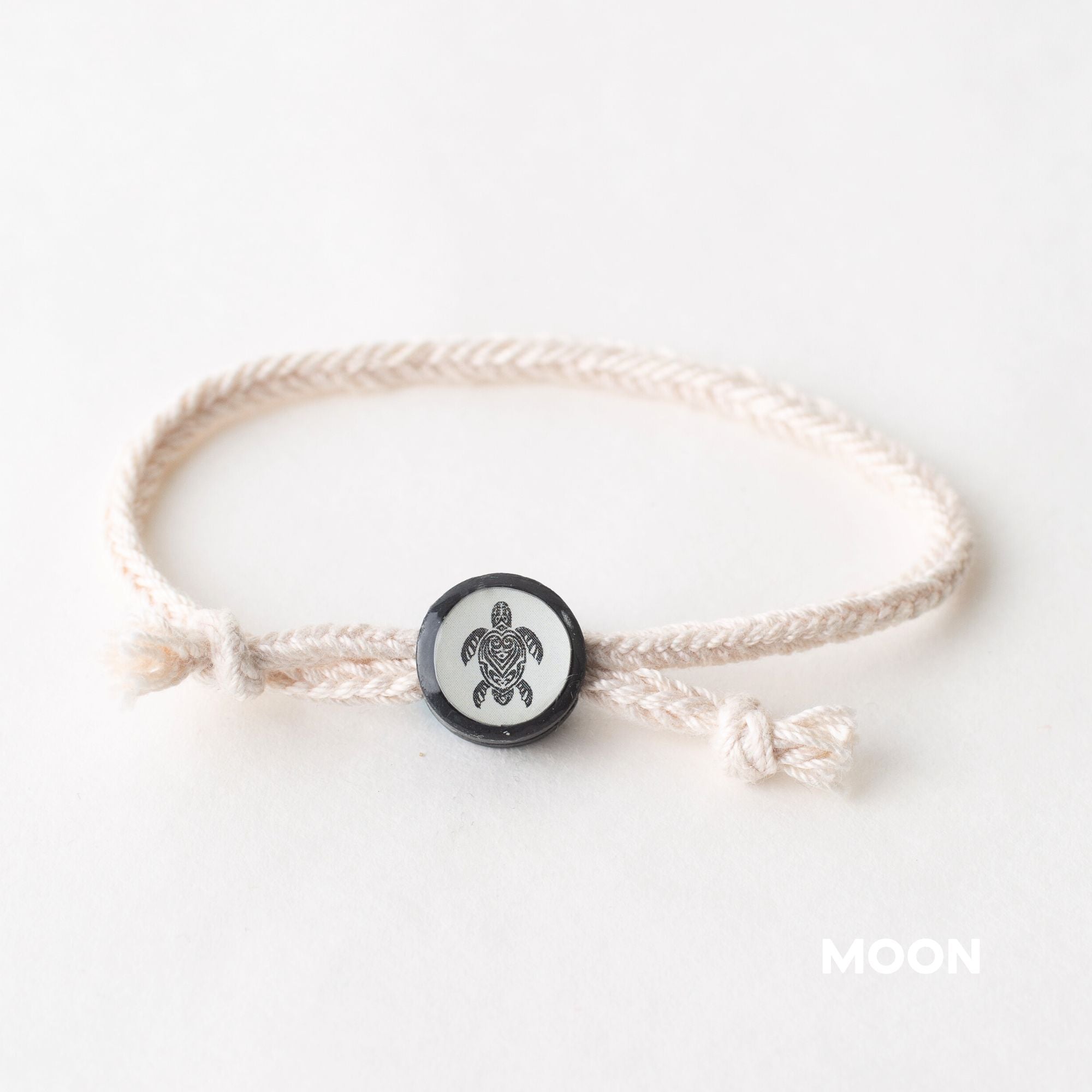 Daily Tap for Inspiration Beacon Bracelet - Sea Turtle - Woven Cord