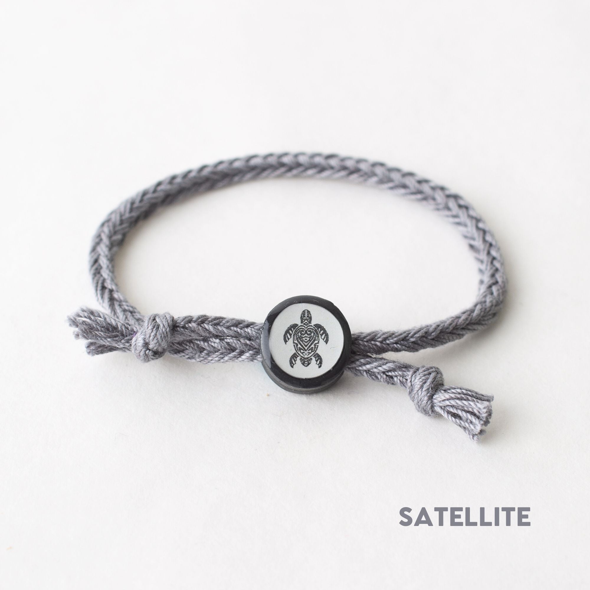 Daily Tap for Inspiration Beacon Bracelet - Sea Turtle - Woven Cord