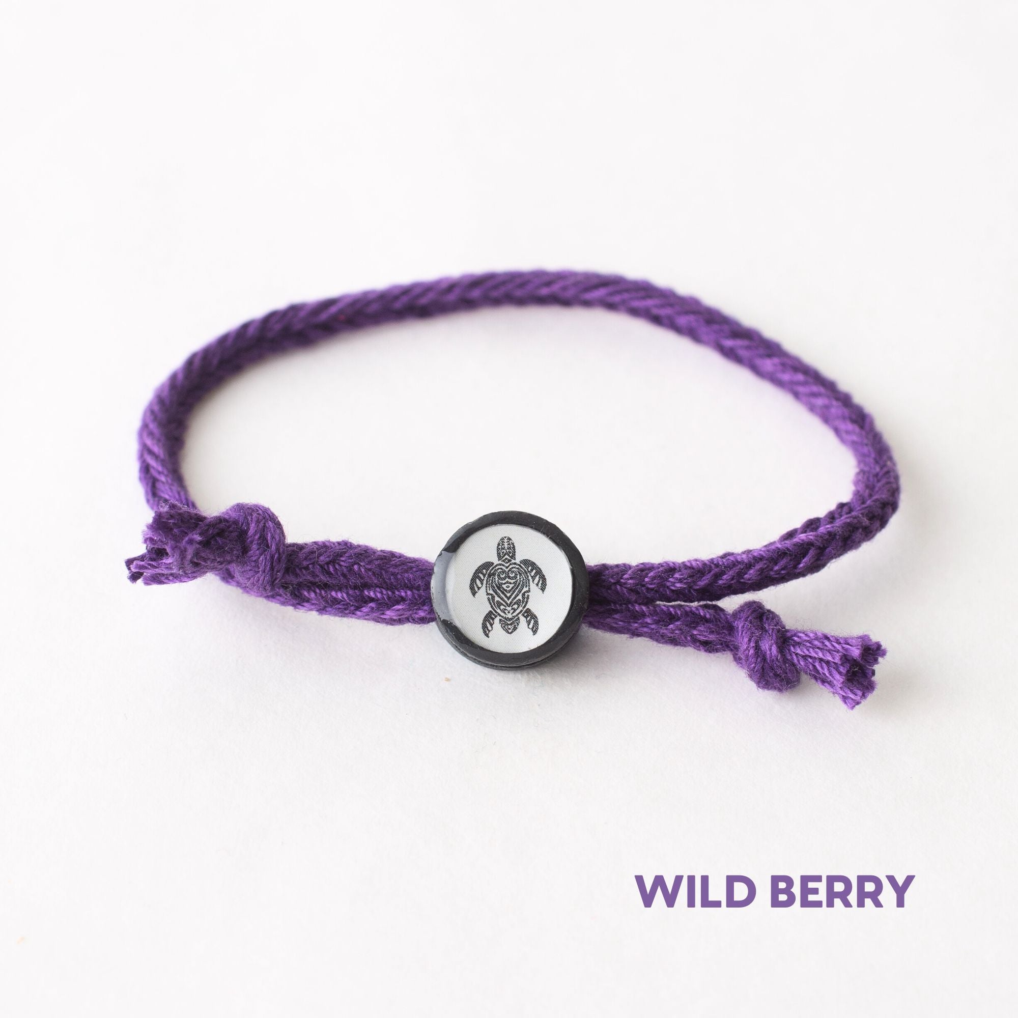 Daily Tap for Inspiration Beacon Bracelet - Sea Turtle - Woven Cord