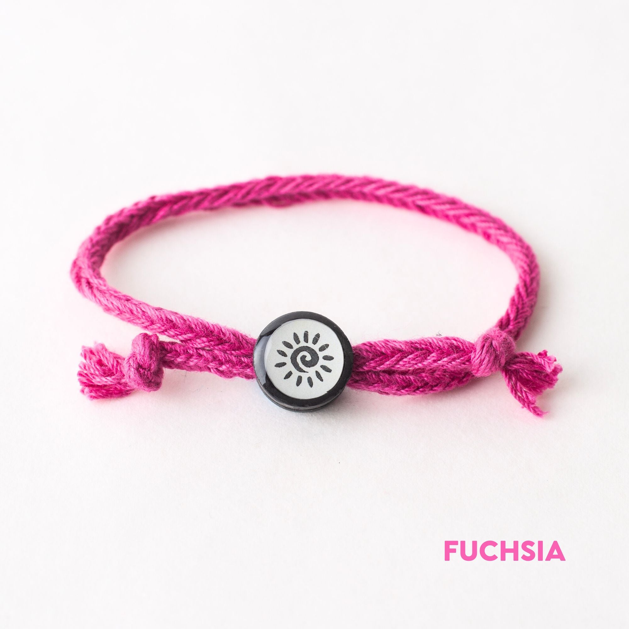 Daily Tap for Inspiration Beacon Bracelet - Sunshine - Woven Cord
