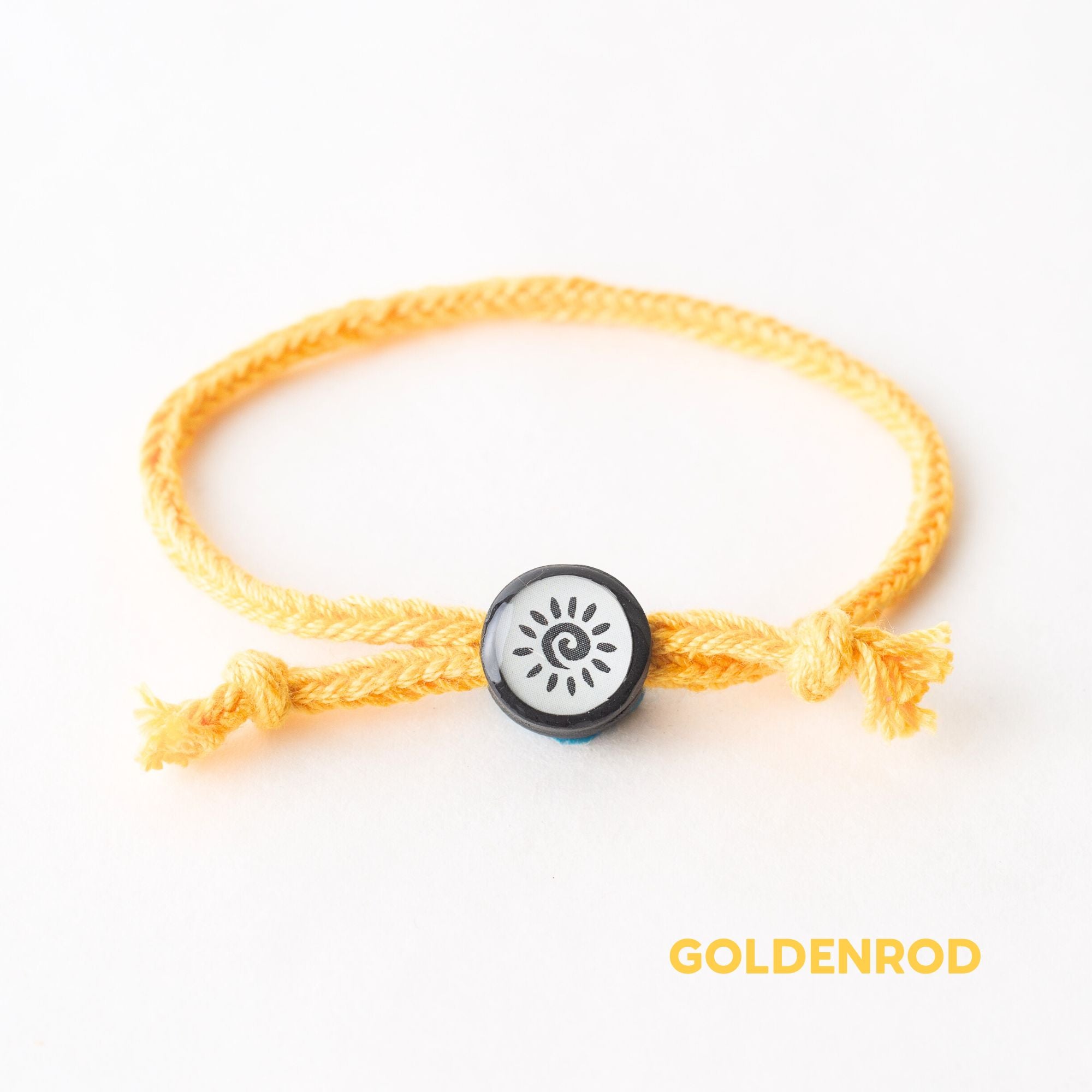 Daily Tap for Inspiration Beacon Bracelet - Sunshine - Woven Cord