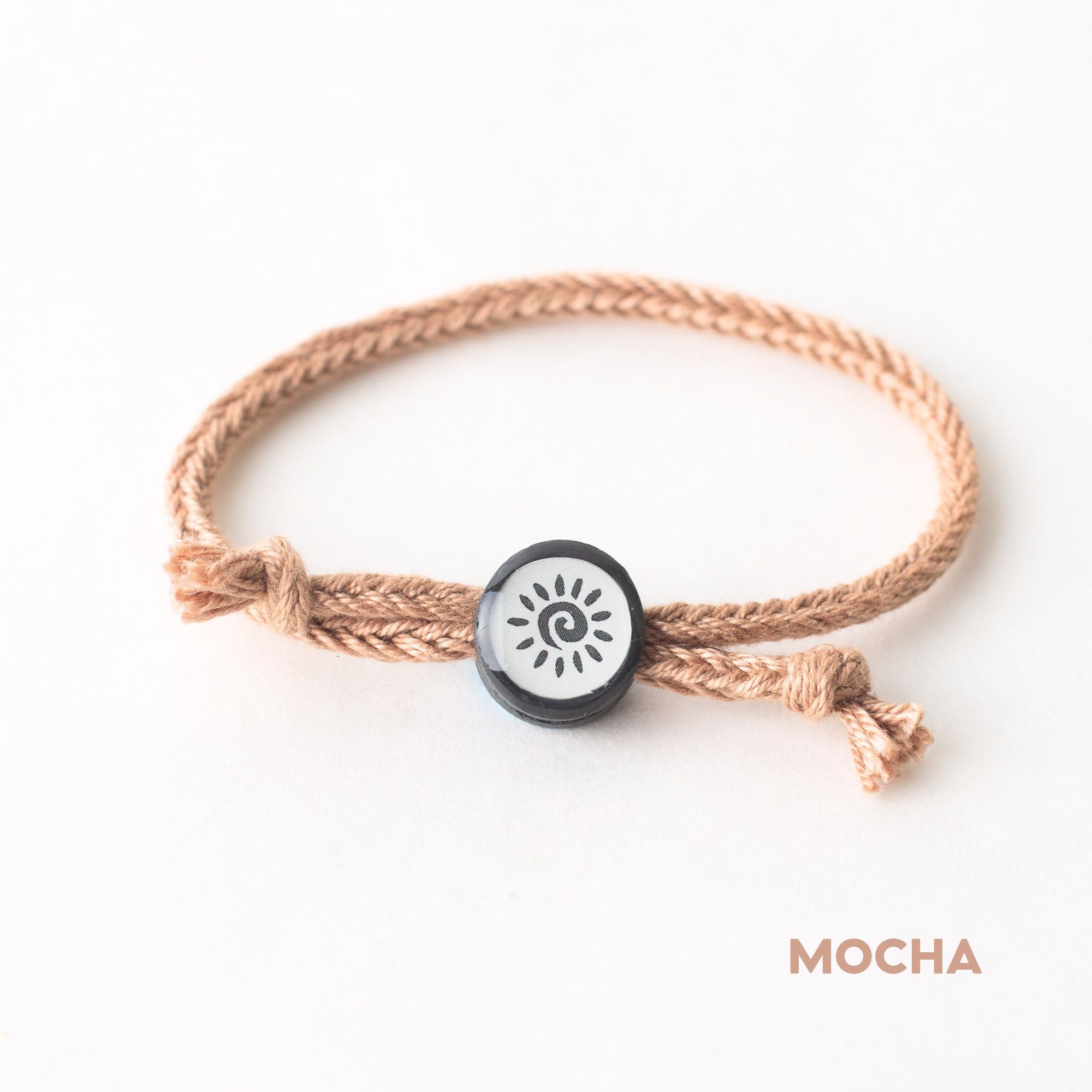 Daily Tap for Inspiration Beacon Bracelet - Sunshine - Woven Cord