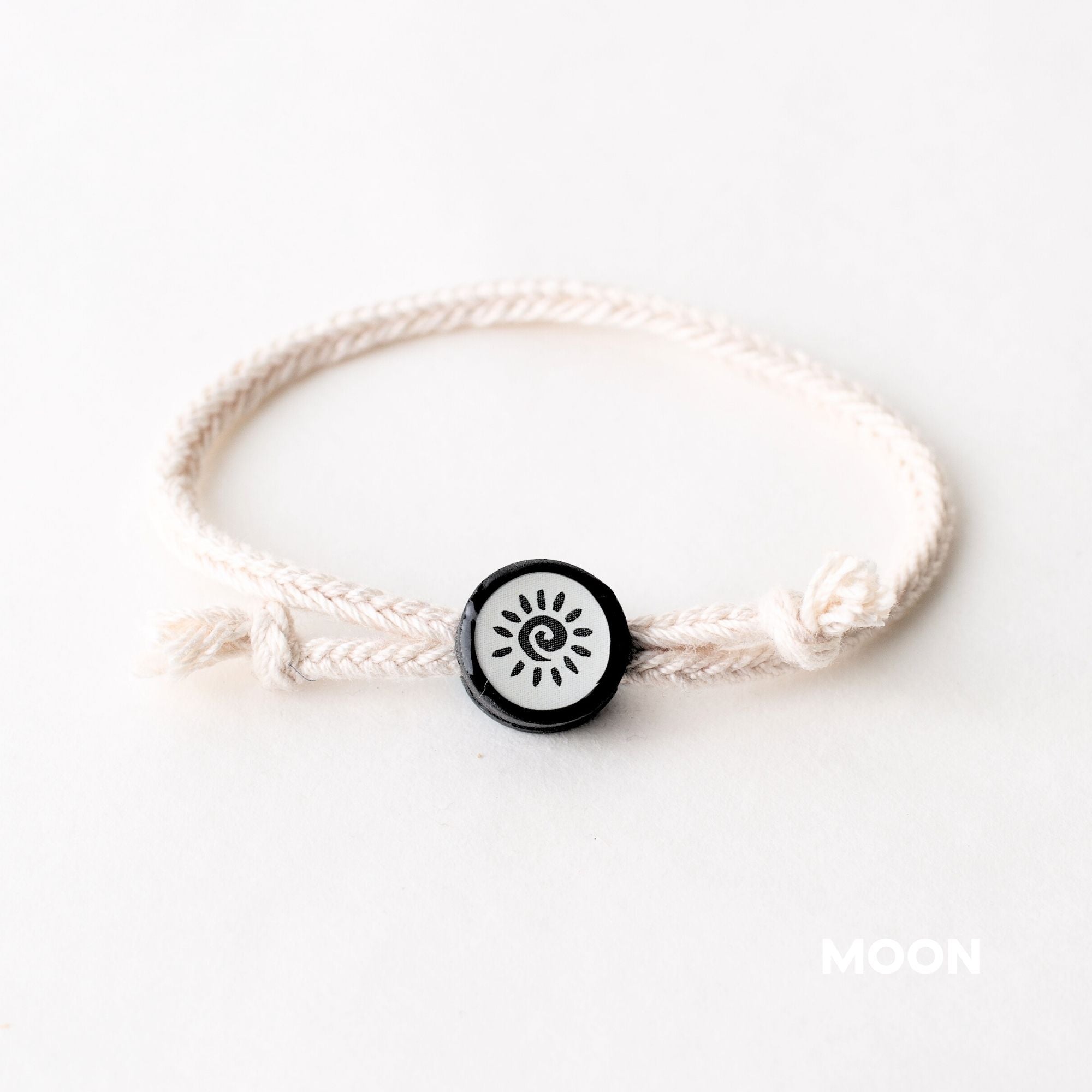 Daily Tap for Inspiration Beacon Bracelet - Sunshine - Woven Cord