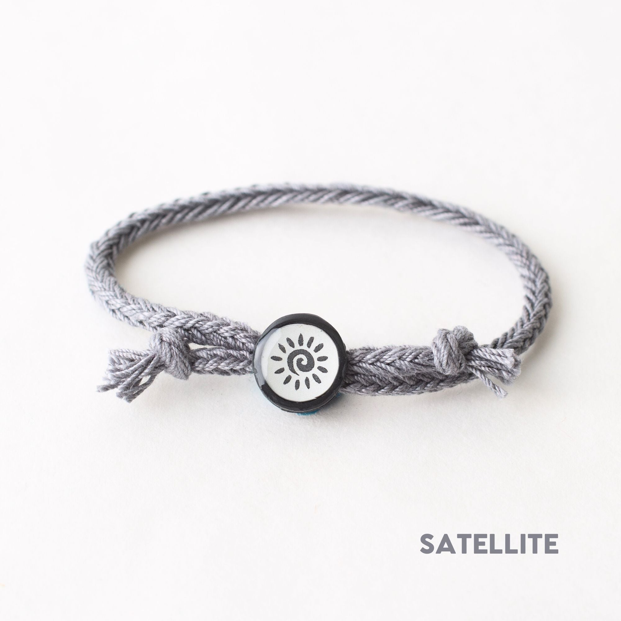 Daily Tap for Inspiration Beacon Bracelet - Sunshine - Woven Cord