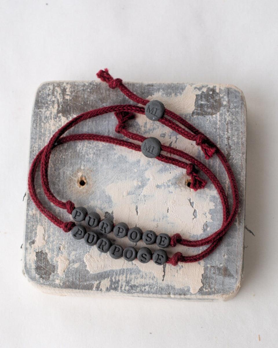 Personalized ECLIPSE Friendship Bracelets on Woven Cord - MudLOVE