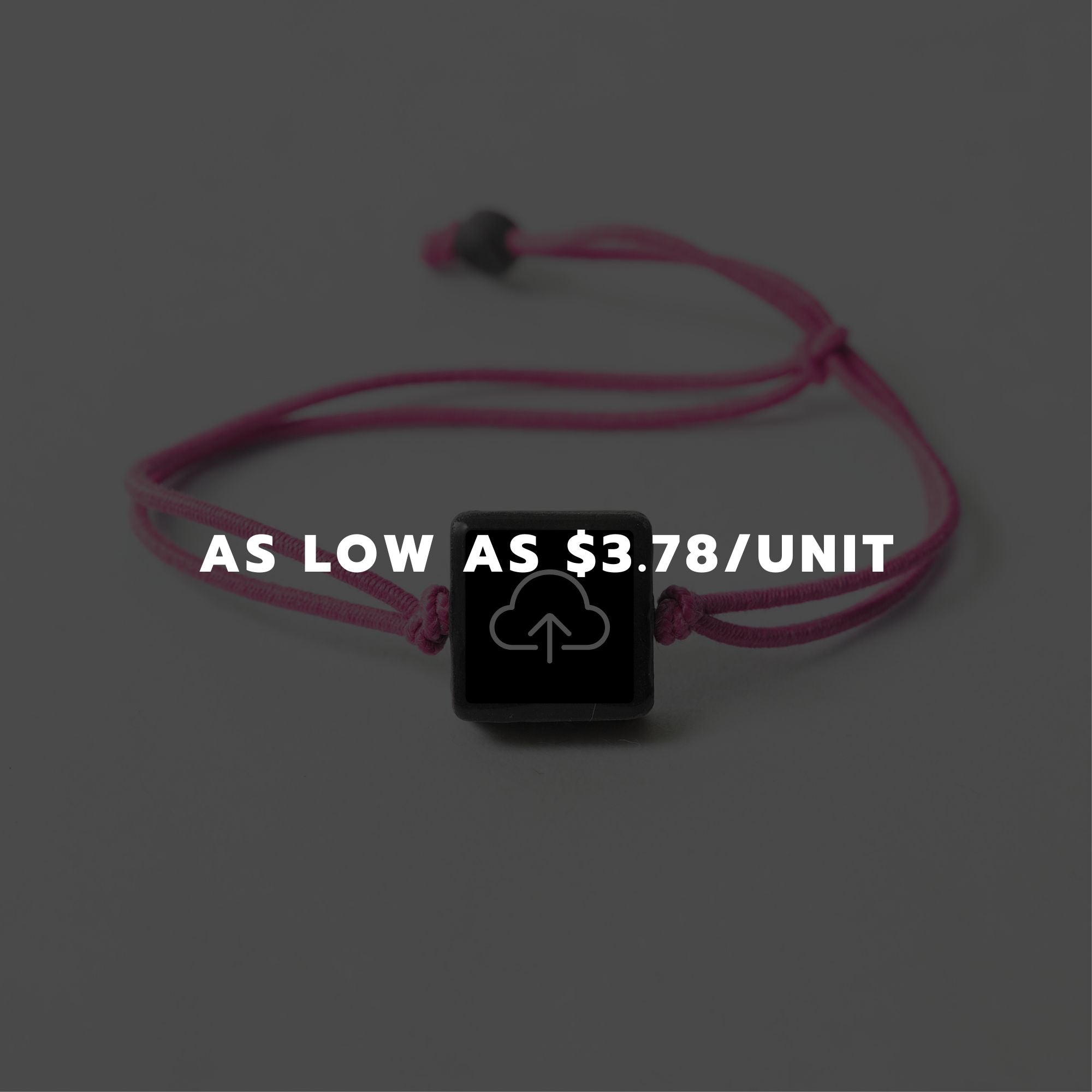 Frame Bracelets on Elastic Cord - Square