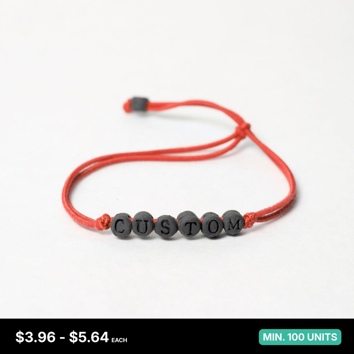Incognito Friendship Bracelets with Clay Beads on Lite Bungee