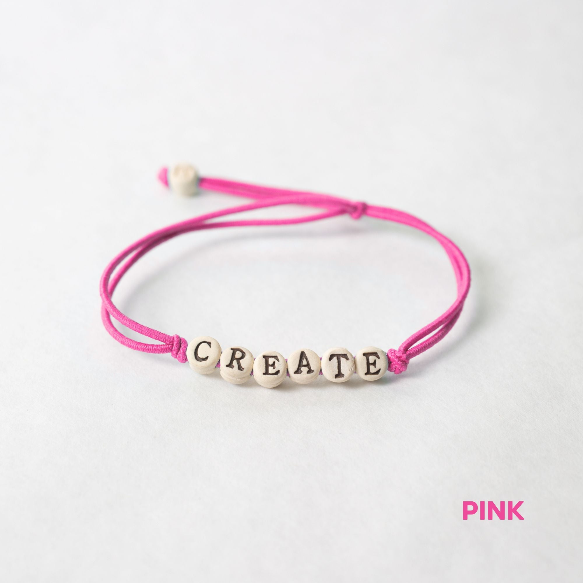 Custom Friendship Bracelets with Elastic Band - BULK