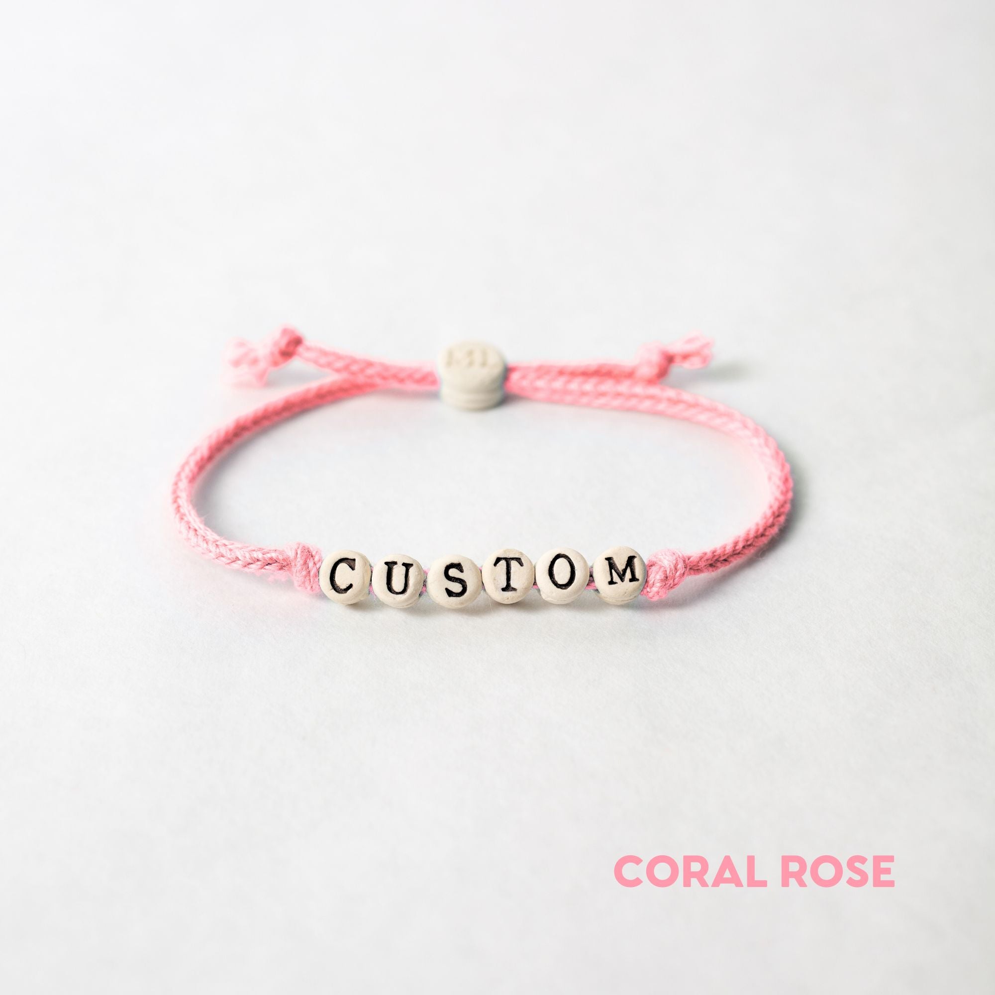 Custom Friendship Bracelets on Woven Cord - BULK