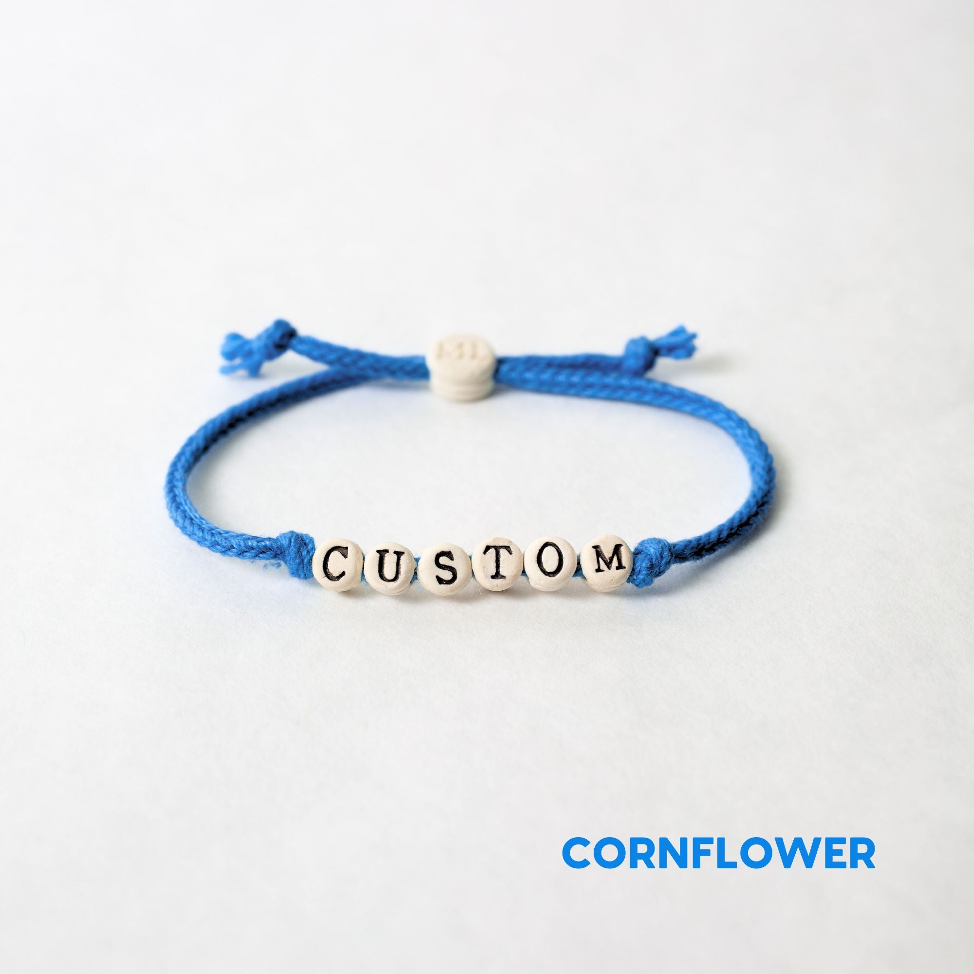 Custom Friendship Bracelets on Woven Cord - BULK