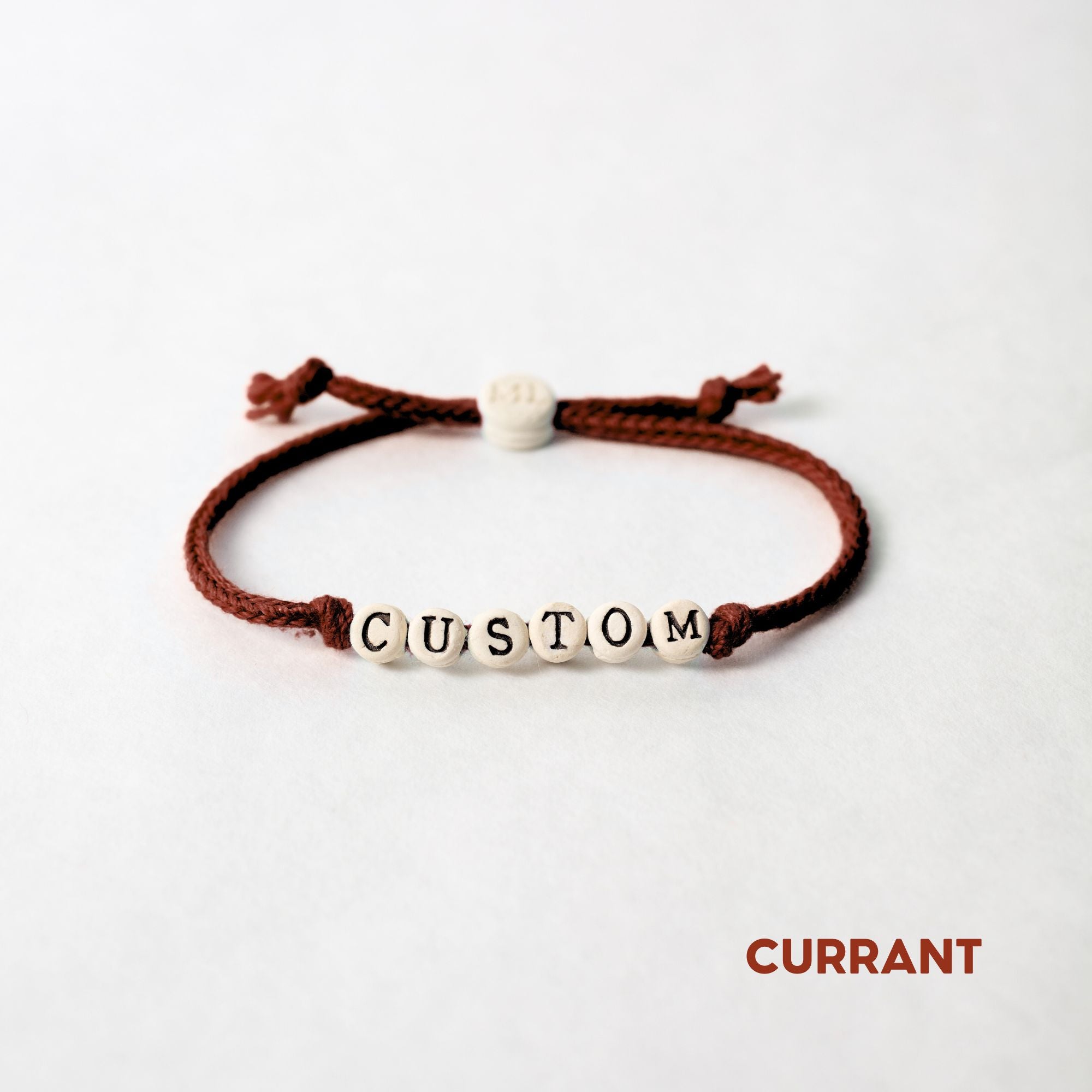 Custom Friendship Bracelets on Woven Cord - BULK