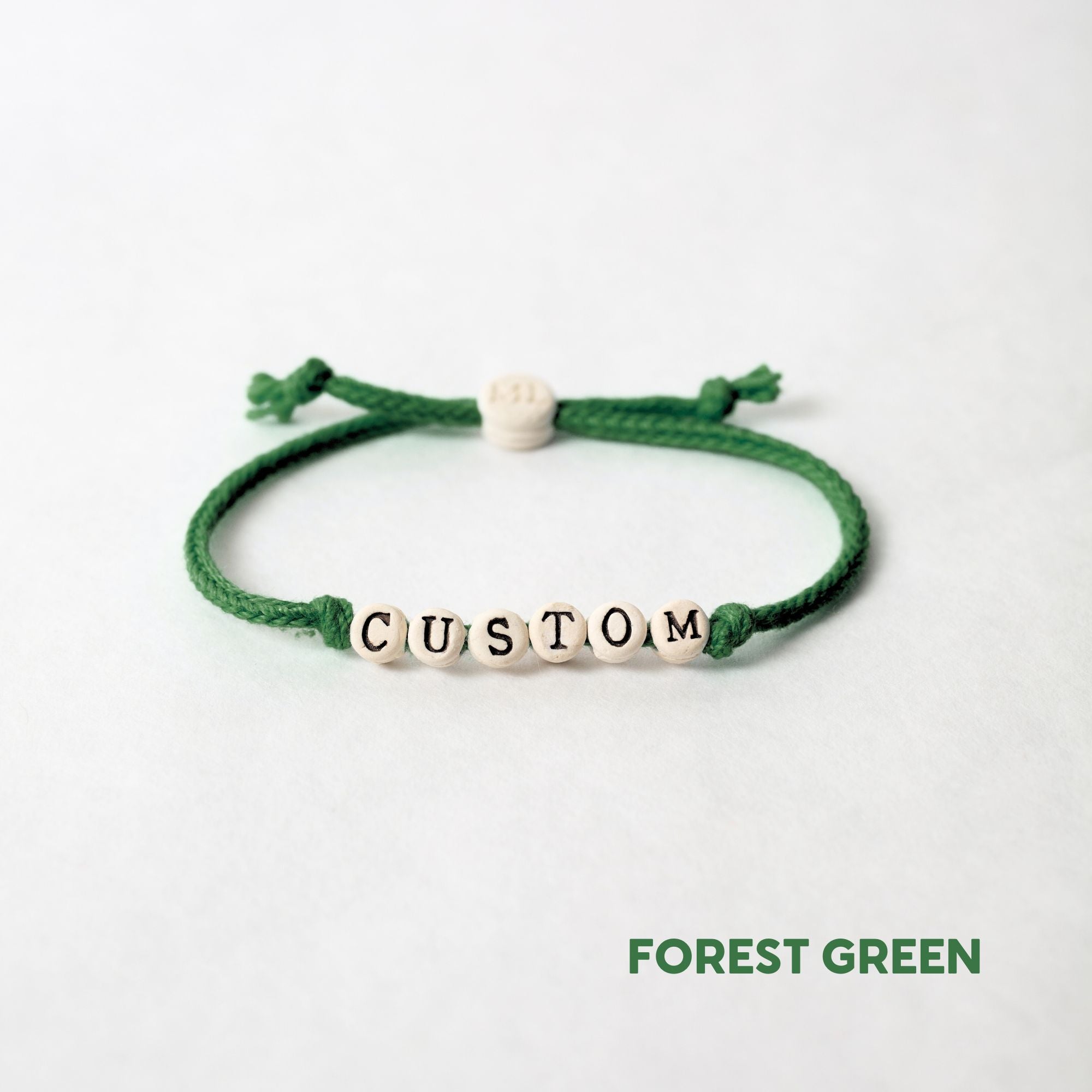 Custom Friendship Bracelets on Woven Cord - BULK
