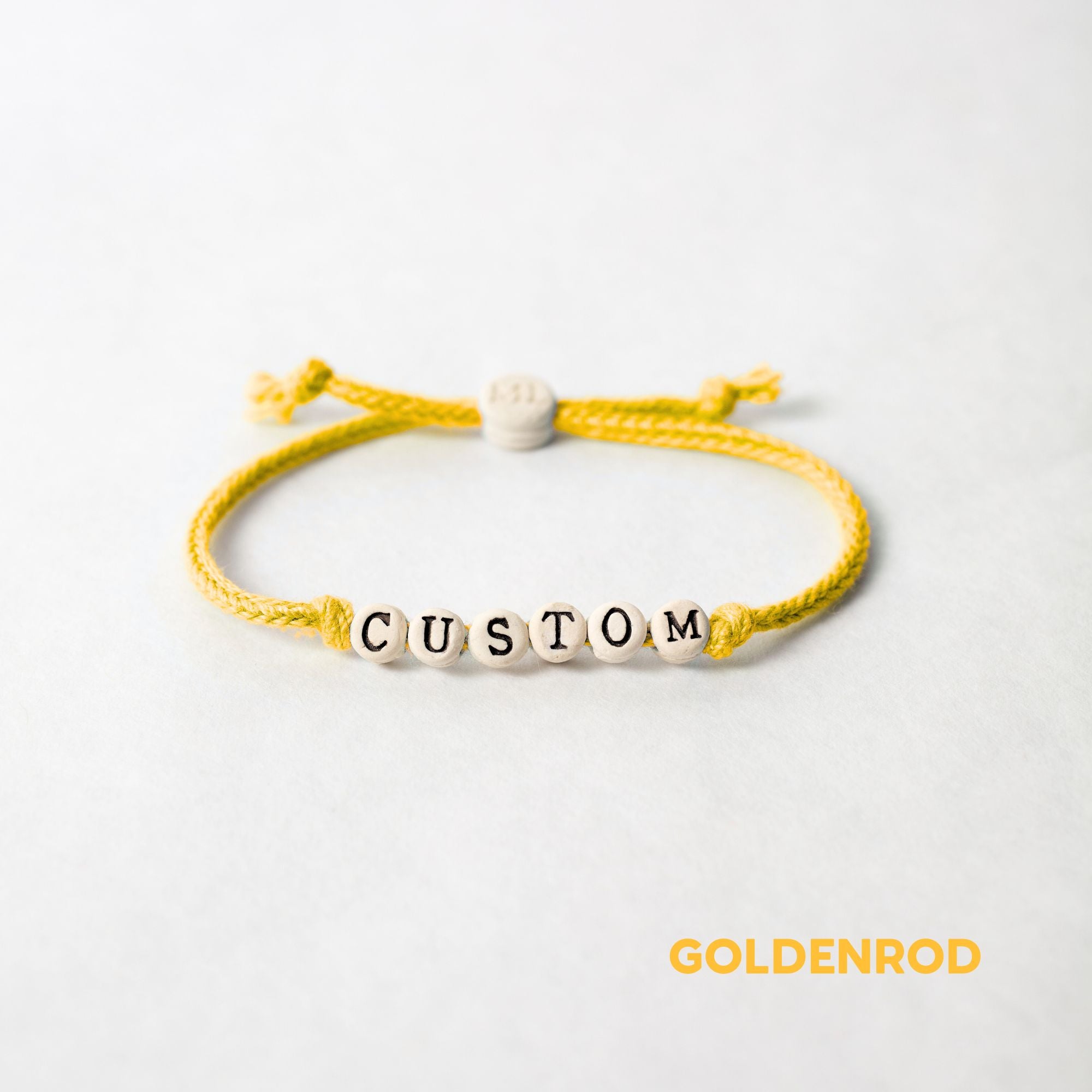Custom Friendship Bracelets on Woven Cord - BULK