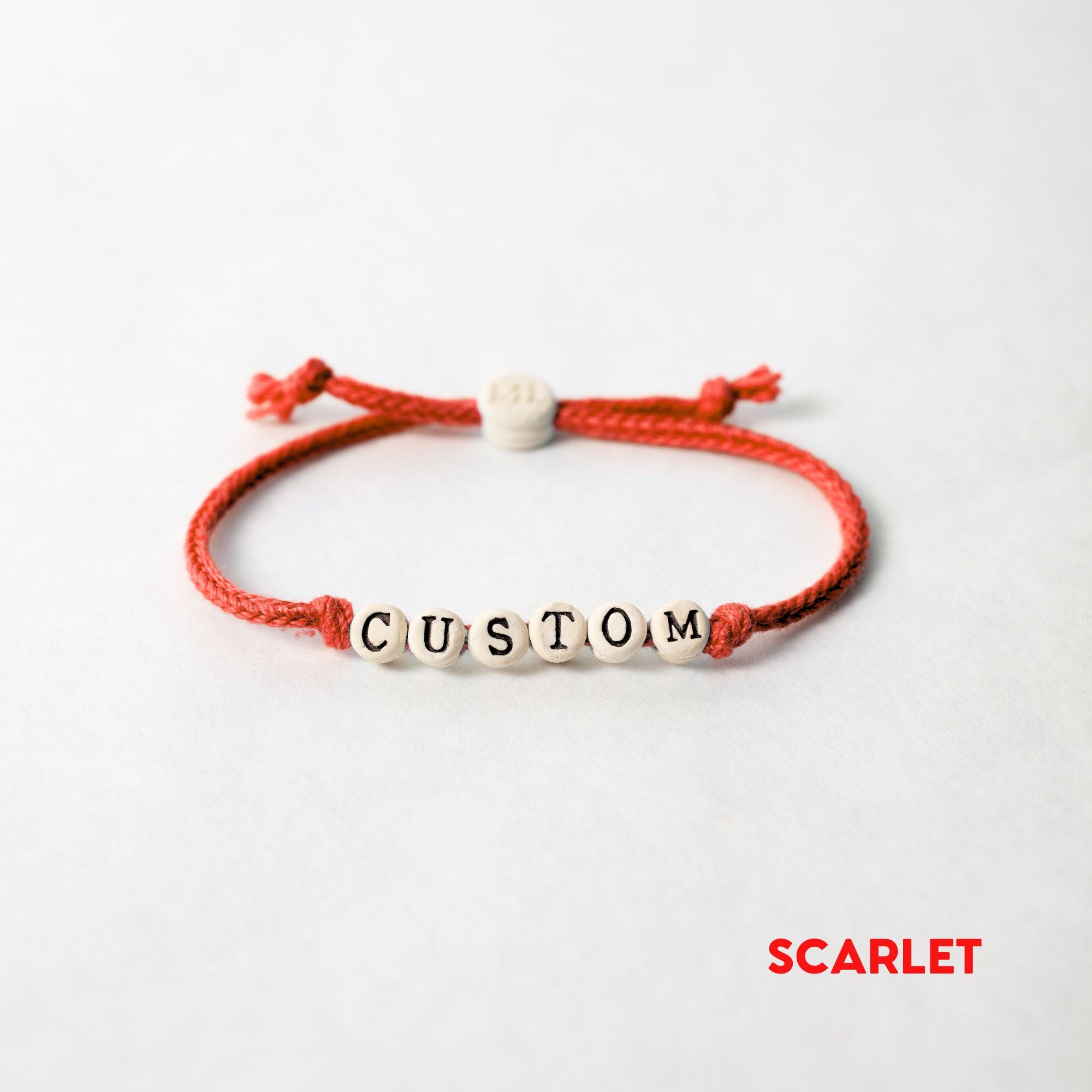 Custom Friendship Bracelets on Woven Cord - BULK