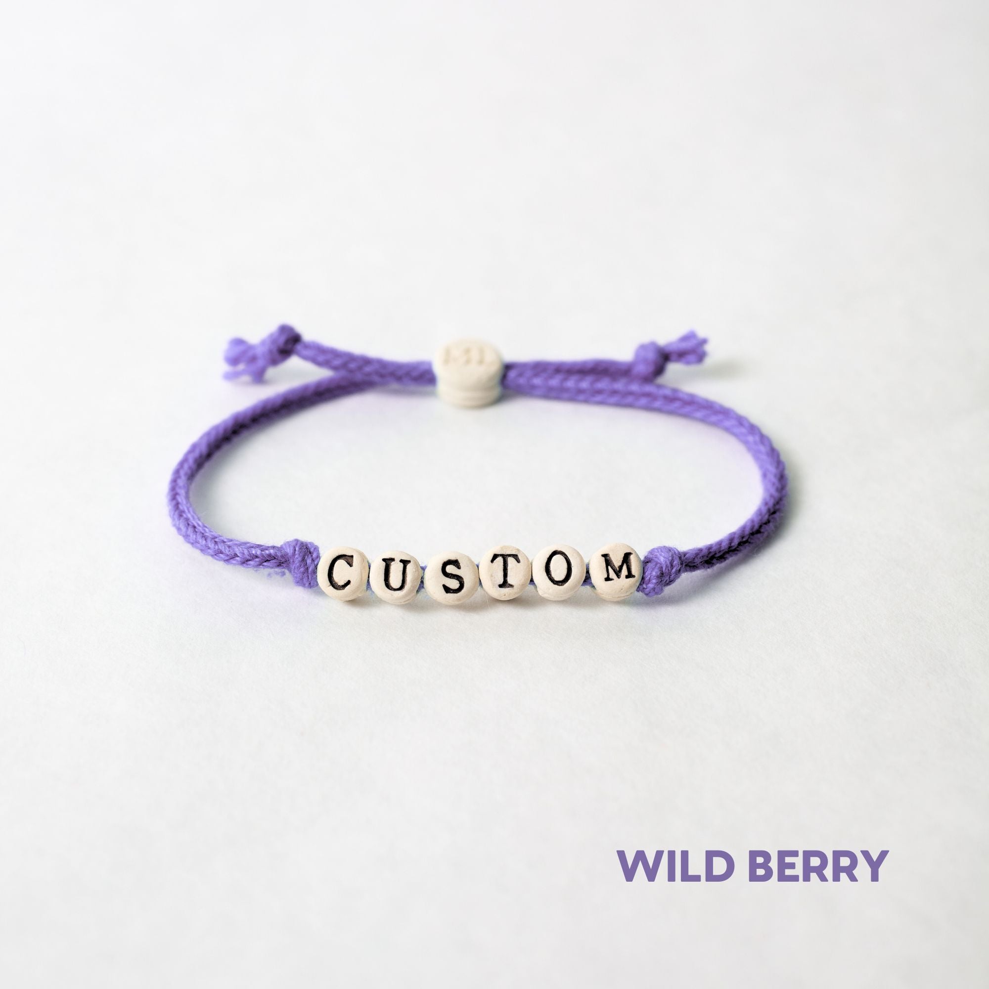 Custom Friendship Bracelets on Woven Cord - BULK
