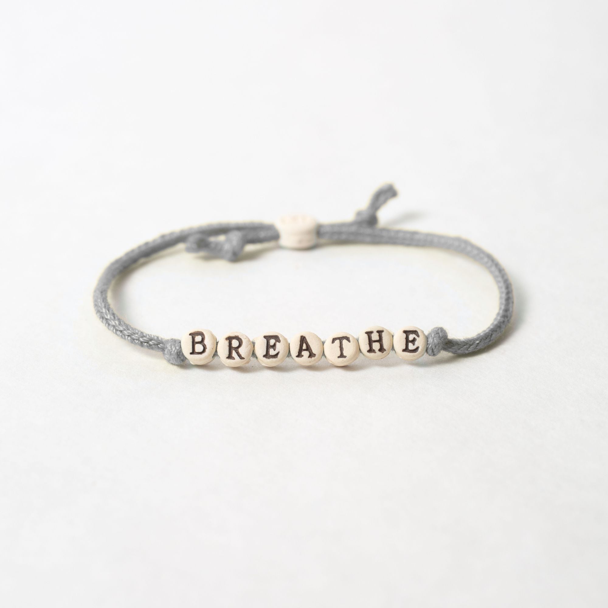 Breathe Friendship Bracelet on Hand-woven Cord