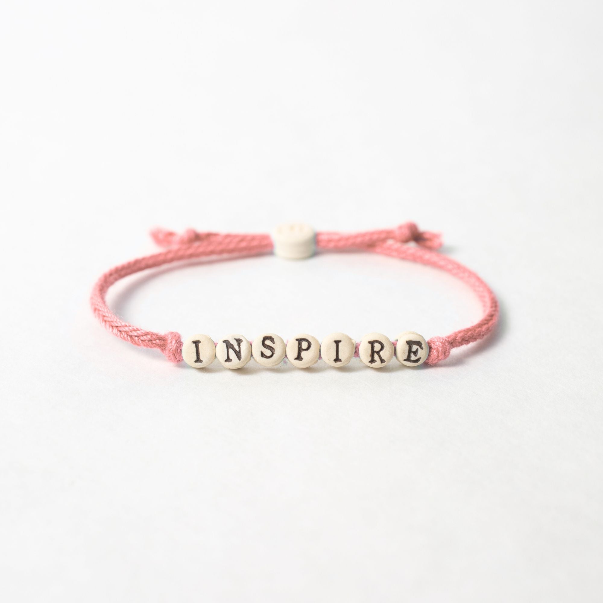 Inspire Friendship Bracelet on Hand-woven Cord