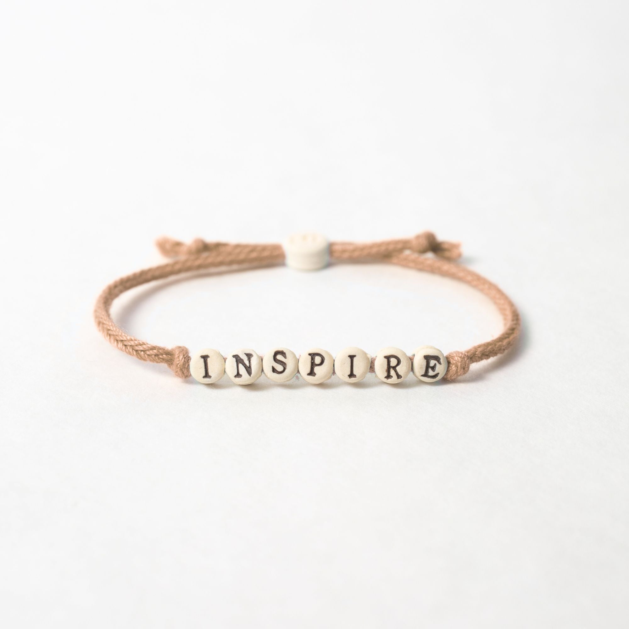 Inspire Friendship Bracelet on Hand-woven Cord