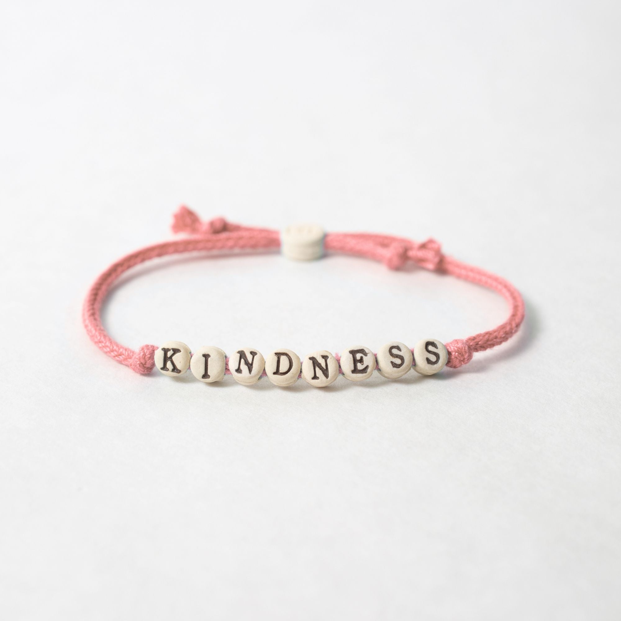 Kindness Friendship Bracelet on Hand-woven Cord
