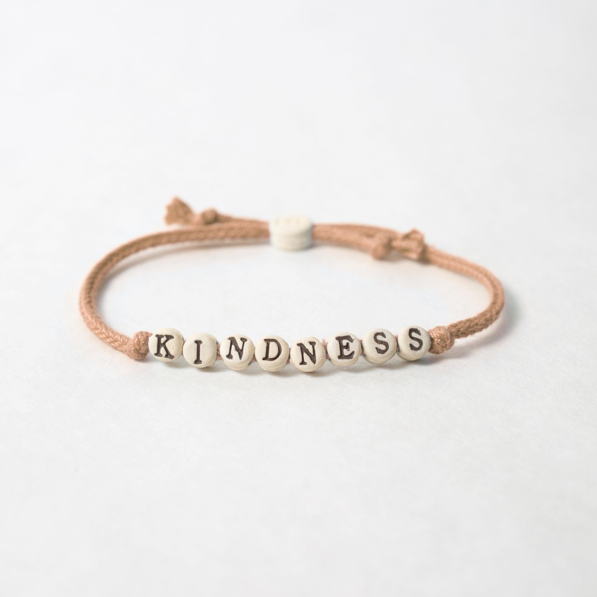 Kindness Friendship Bracelet on Hand-woven Cord