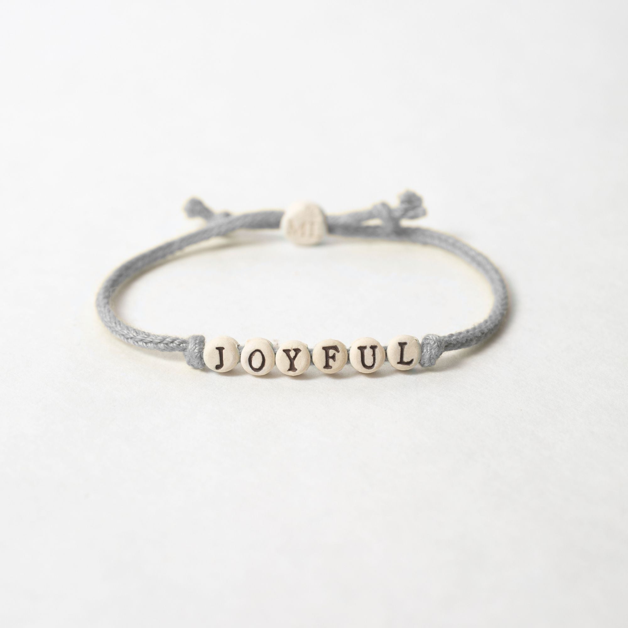 Joyful Friendship Bracelet on Hand-woven Cord