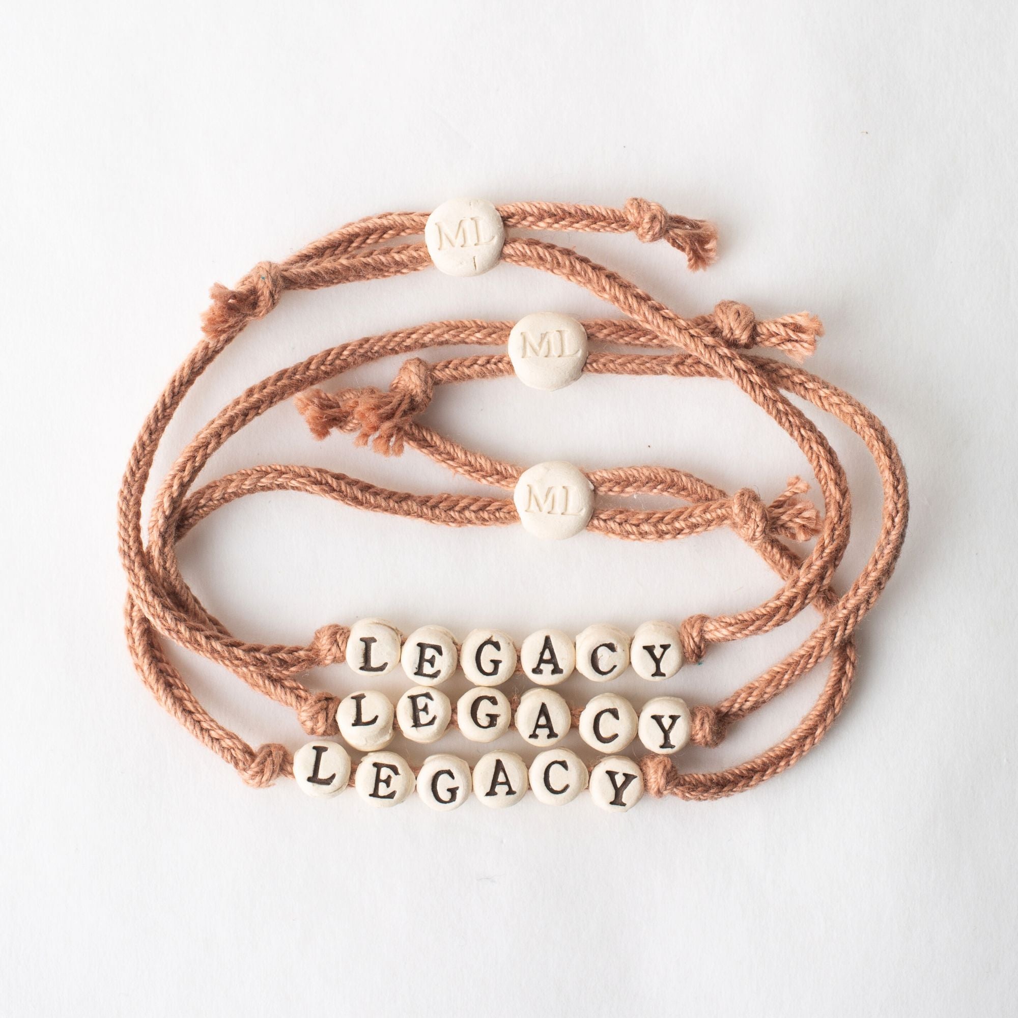 Custom Friendship Bracelets on Woven Cord - BULK